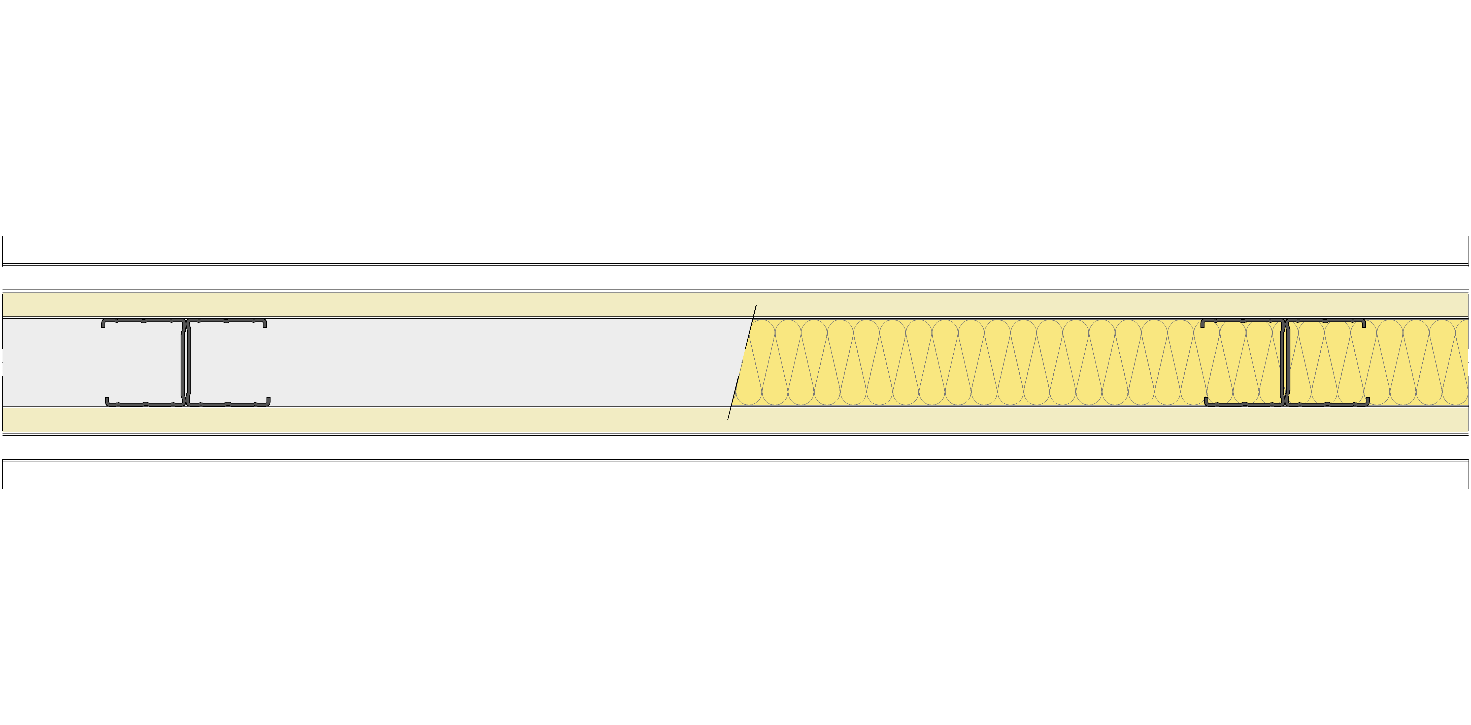 Tabique Pladur® 108/600 (48-45H) 1N A1-2N-1N A1 MW