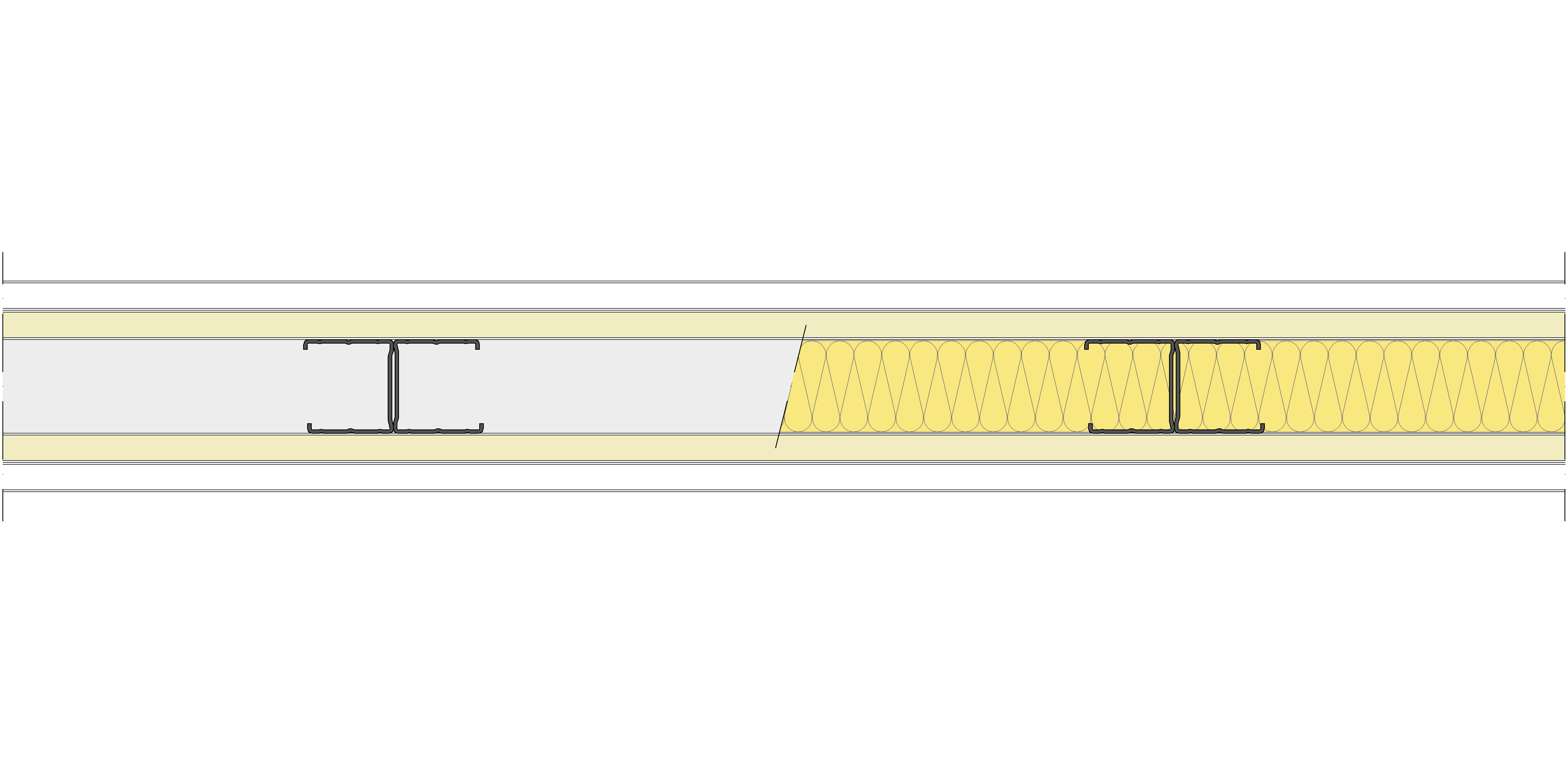 Tabique Pladur® 108/400 (48-45H) 1N A1-2N-1N A1 MW