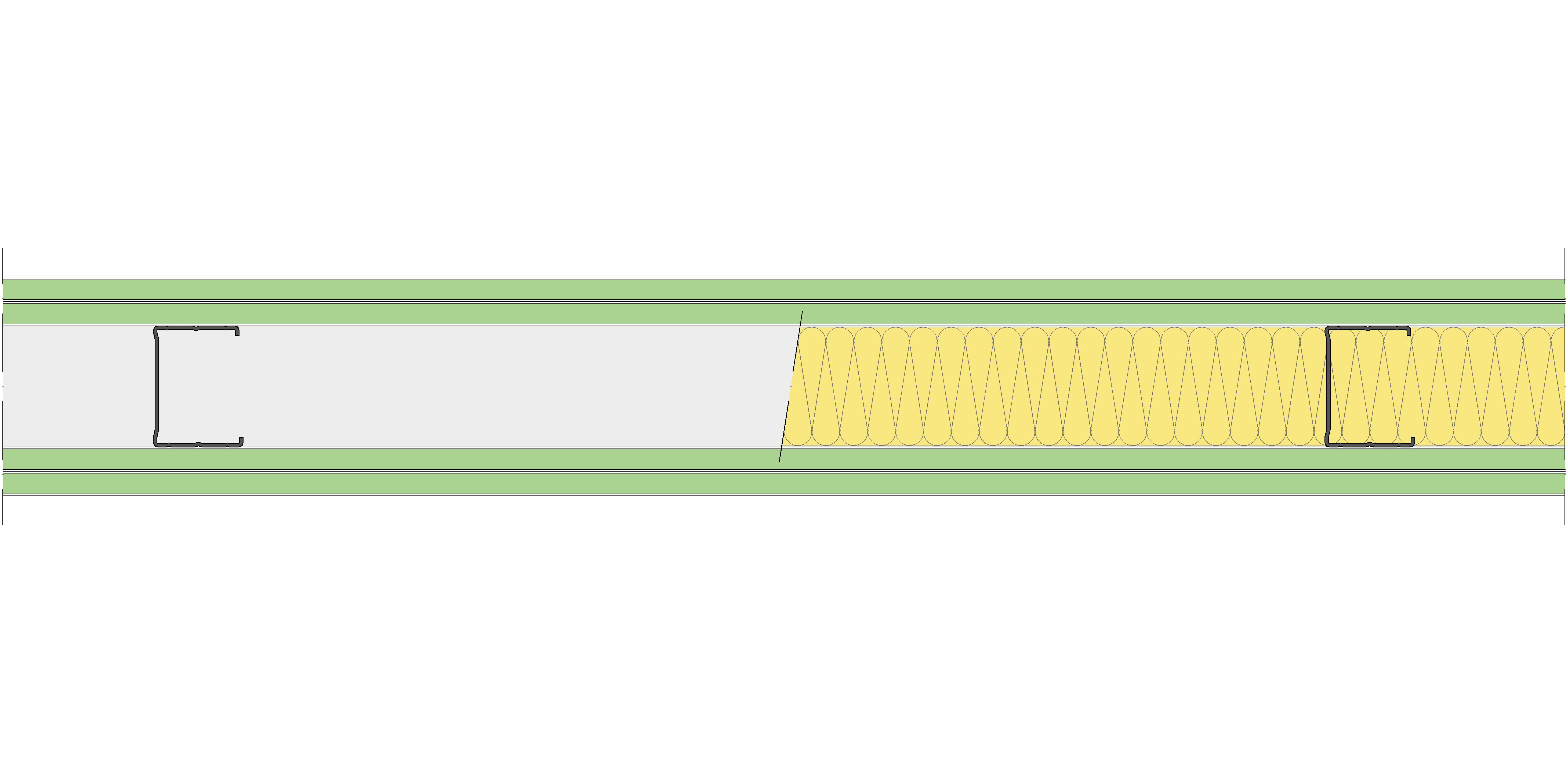 Tabique Pladur® 112/600 (62-45) 4H1 MW