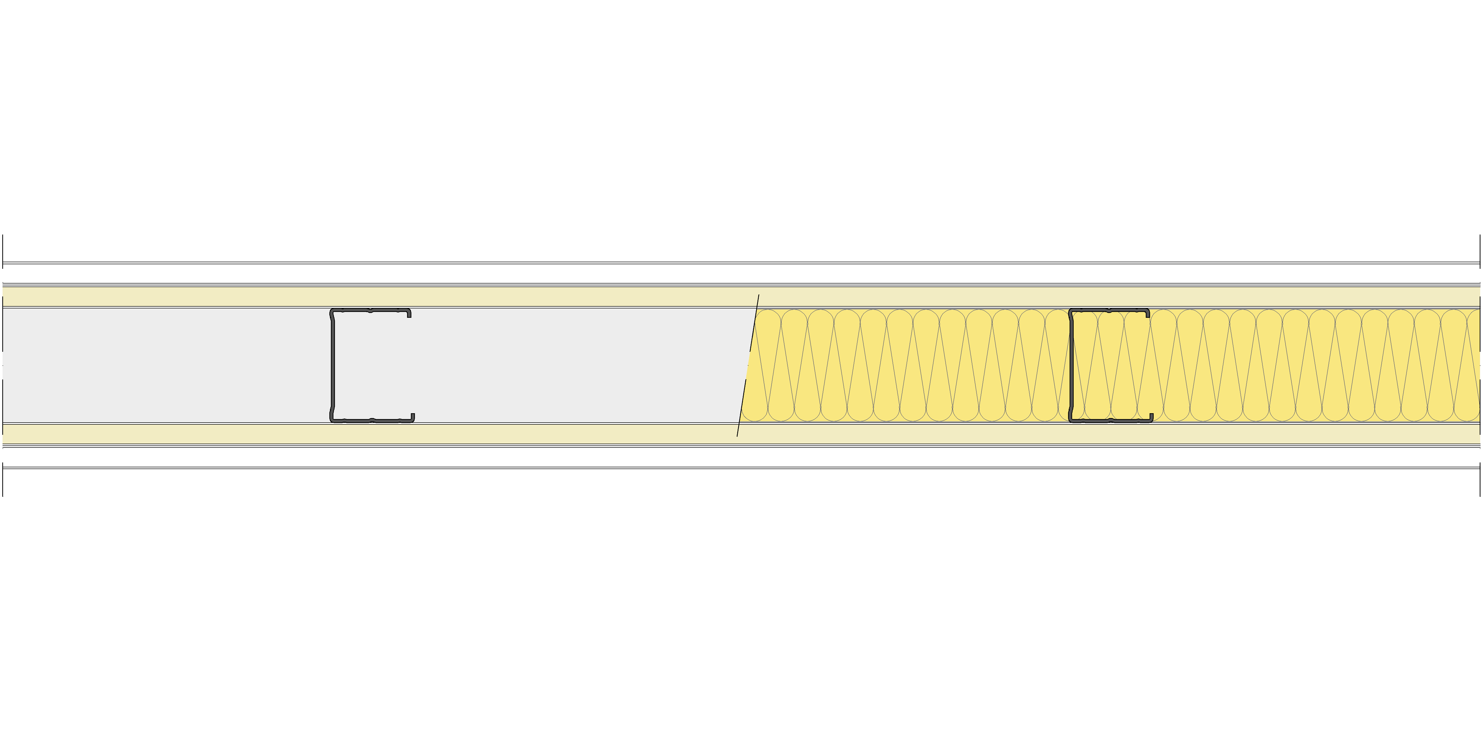 Tabique Pladur® 112/400 (62-45) 1N A1-2N-1N A1 MW