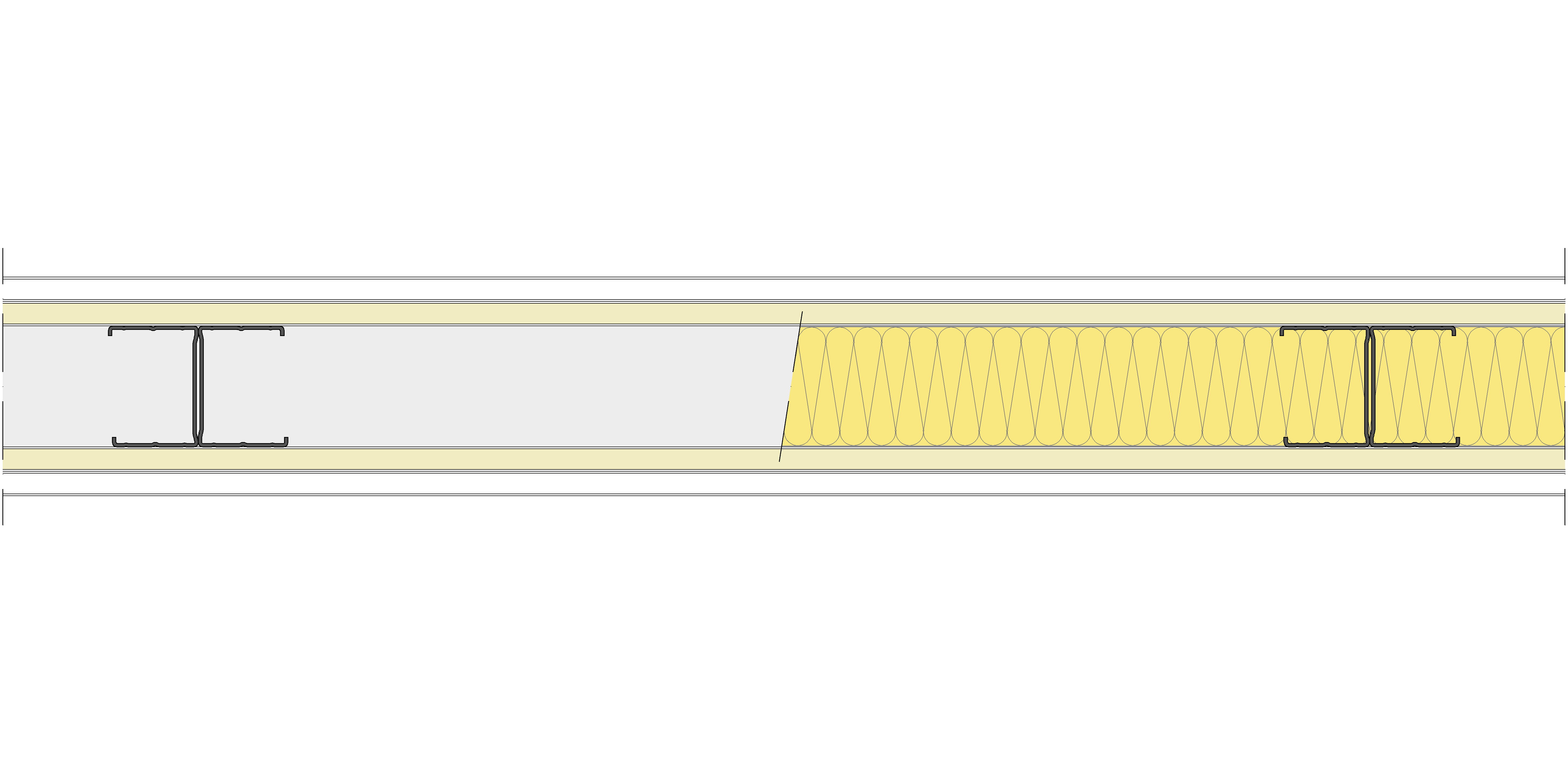 Tabique Pladur® 112/600 (62-45H) 1N A1-2N-1N A1 MW