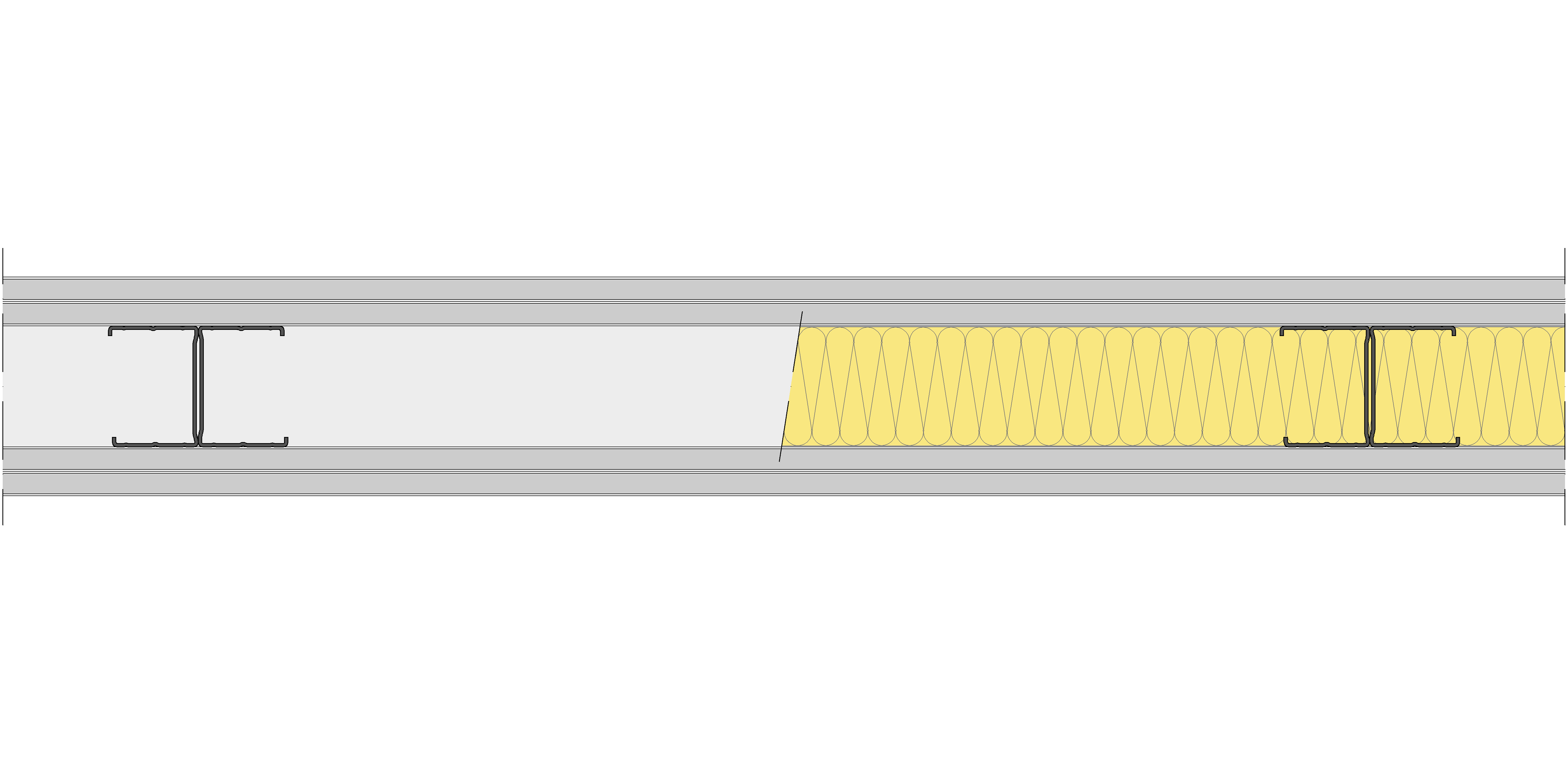 Tabique Pladur® 112/600 (62-45H) 4SOLIDTEX MW