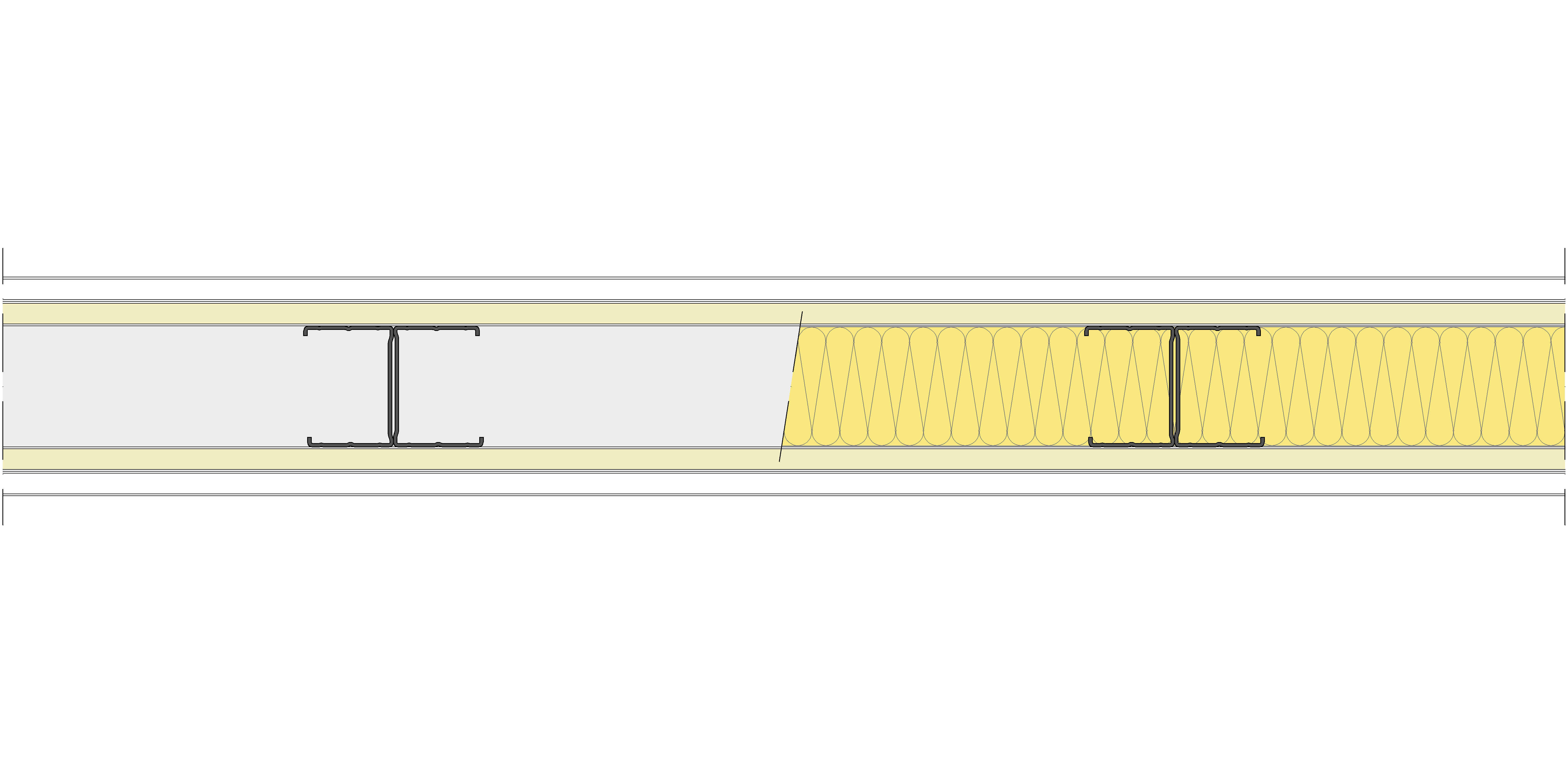 Tabique Pladur® 112/400 (62-45H) 1N A1-2N-1N A1 MW