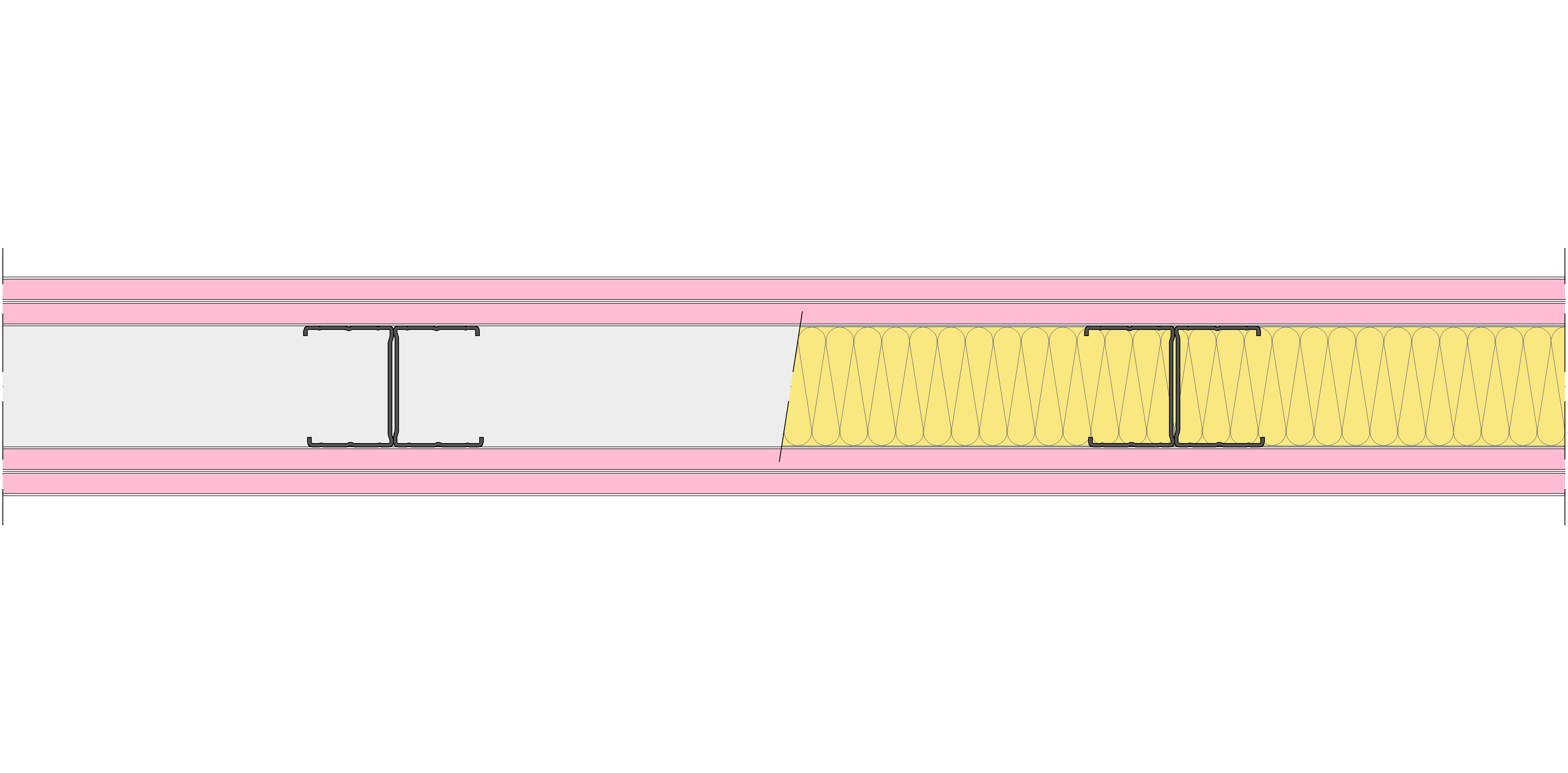 Tabique Pladur® 112/400 (62-45H) 4F MW