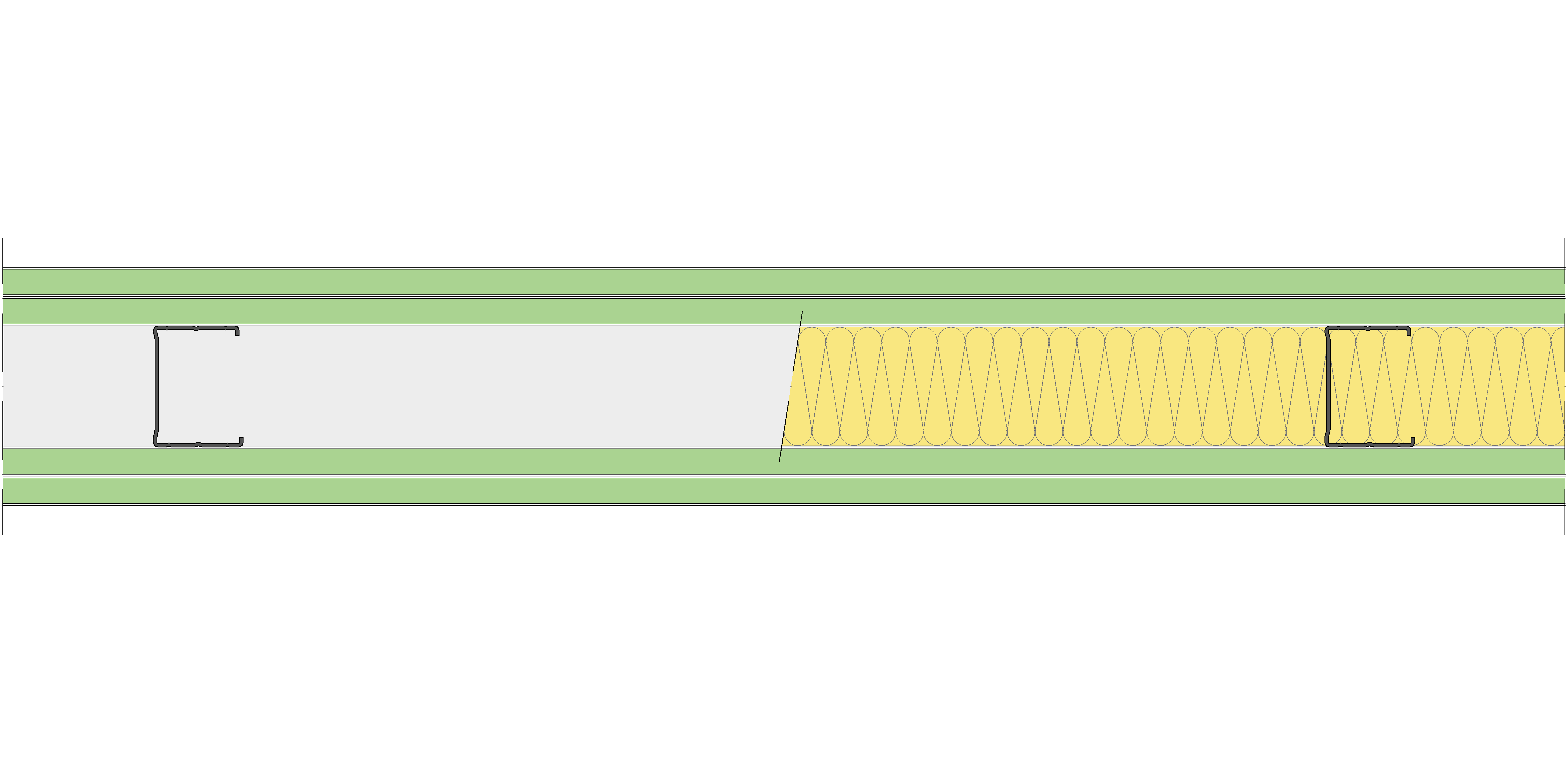 Tabique Pladur® 122/600 (62-45) 4H1 MW