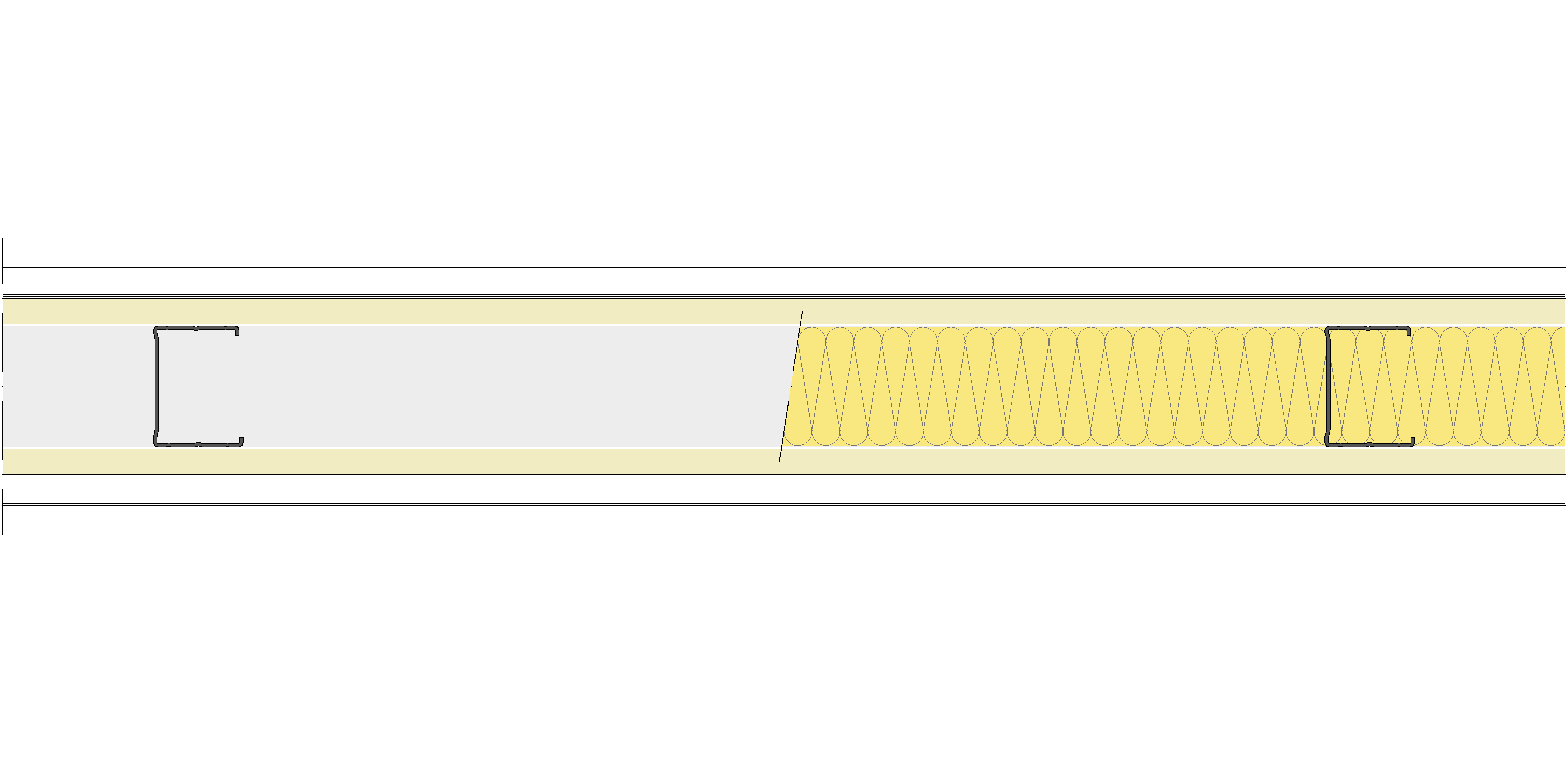 Tabique Pladur® 122/600 (62-45) 1N A1-2N-1N A1 MW
