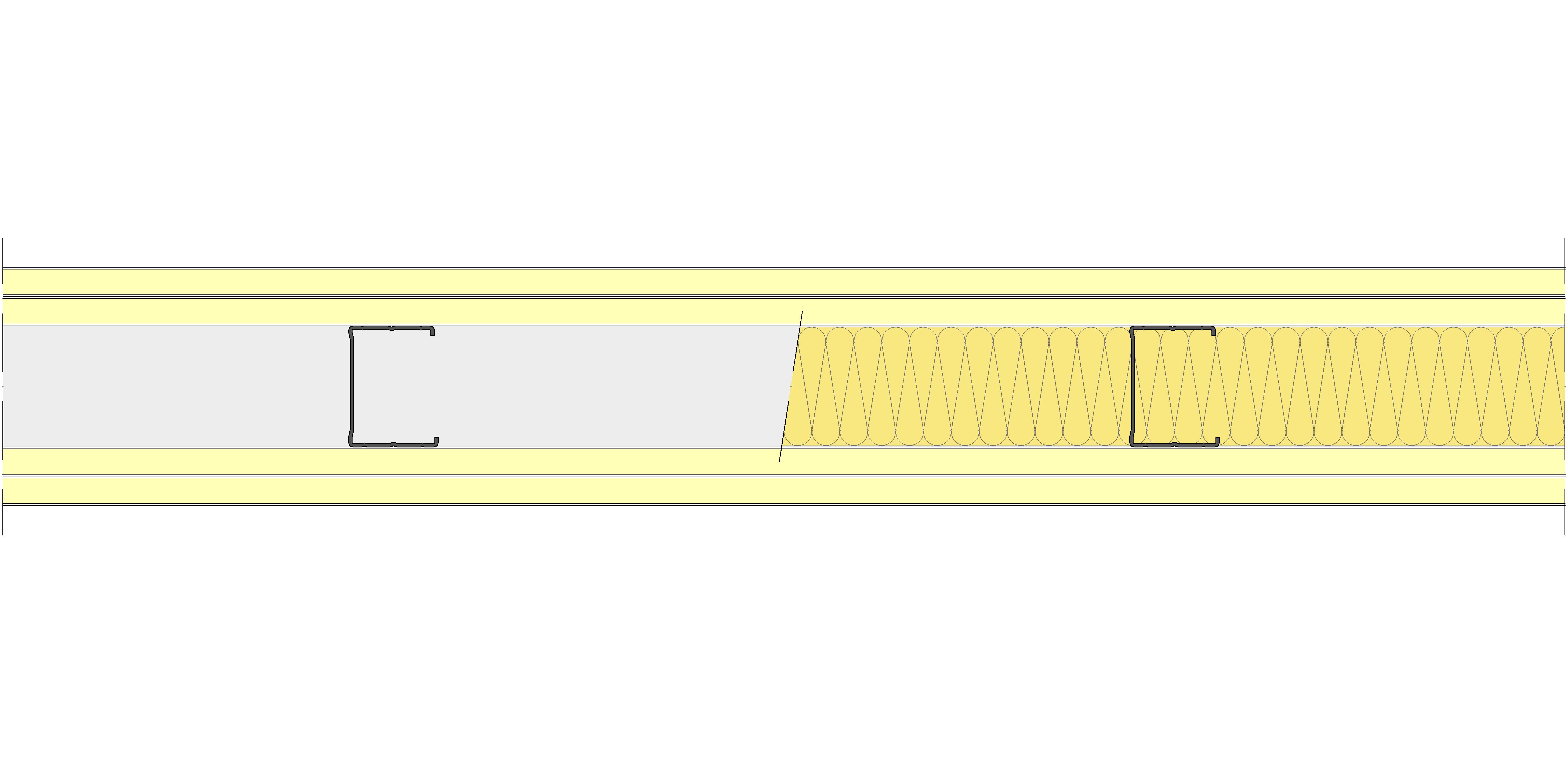 Tabique Pladur® 122/400 (62-45) 4I MW