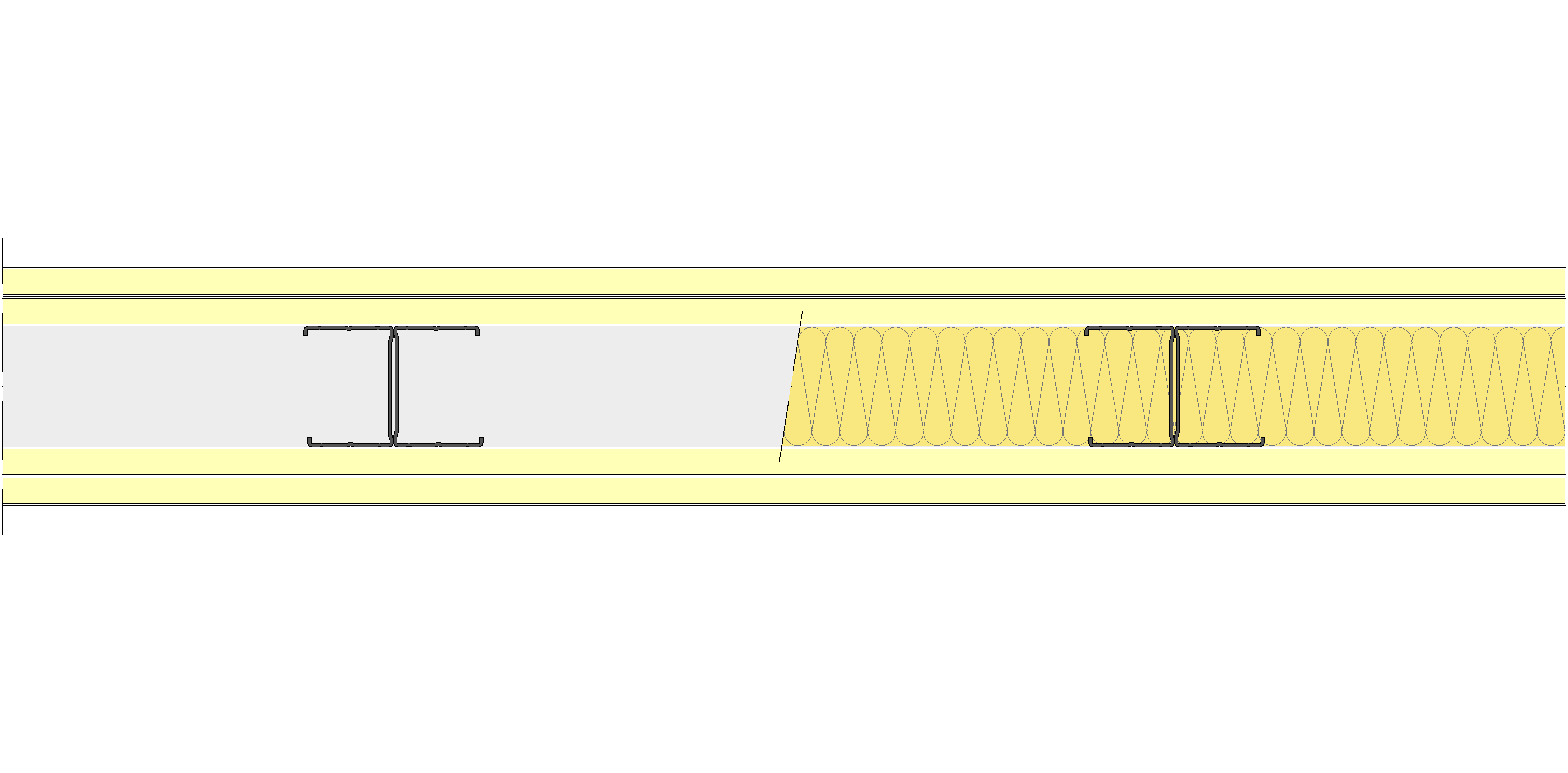 Tabique Pladur® 122/400 (62-45H) 4I MW