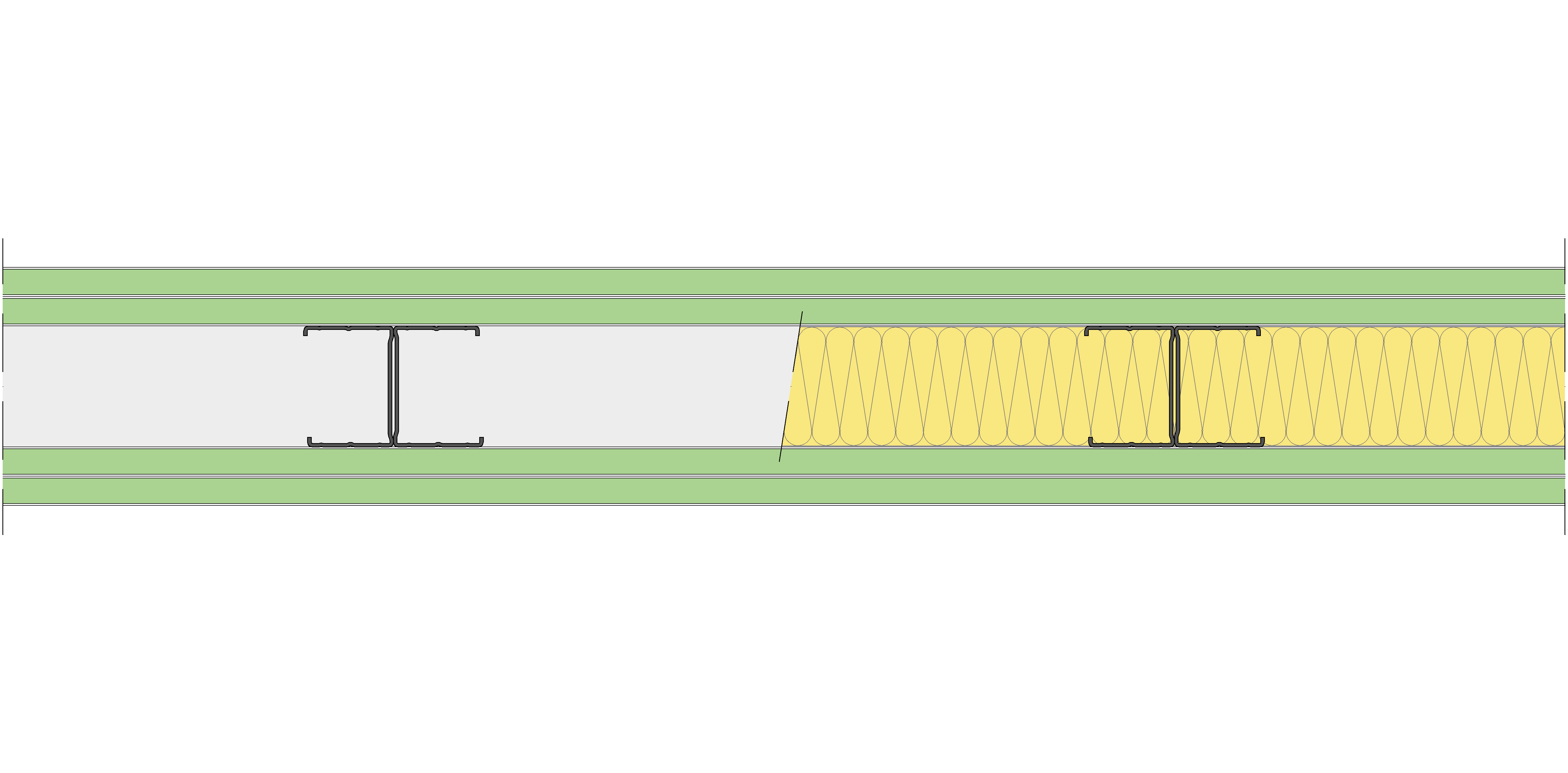 Tabique Pladur® 122/400 (62-45H) 4H1 MW
