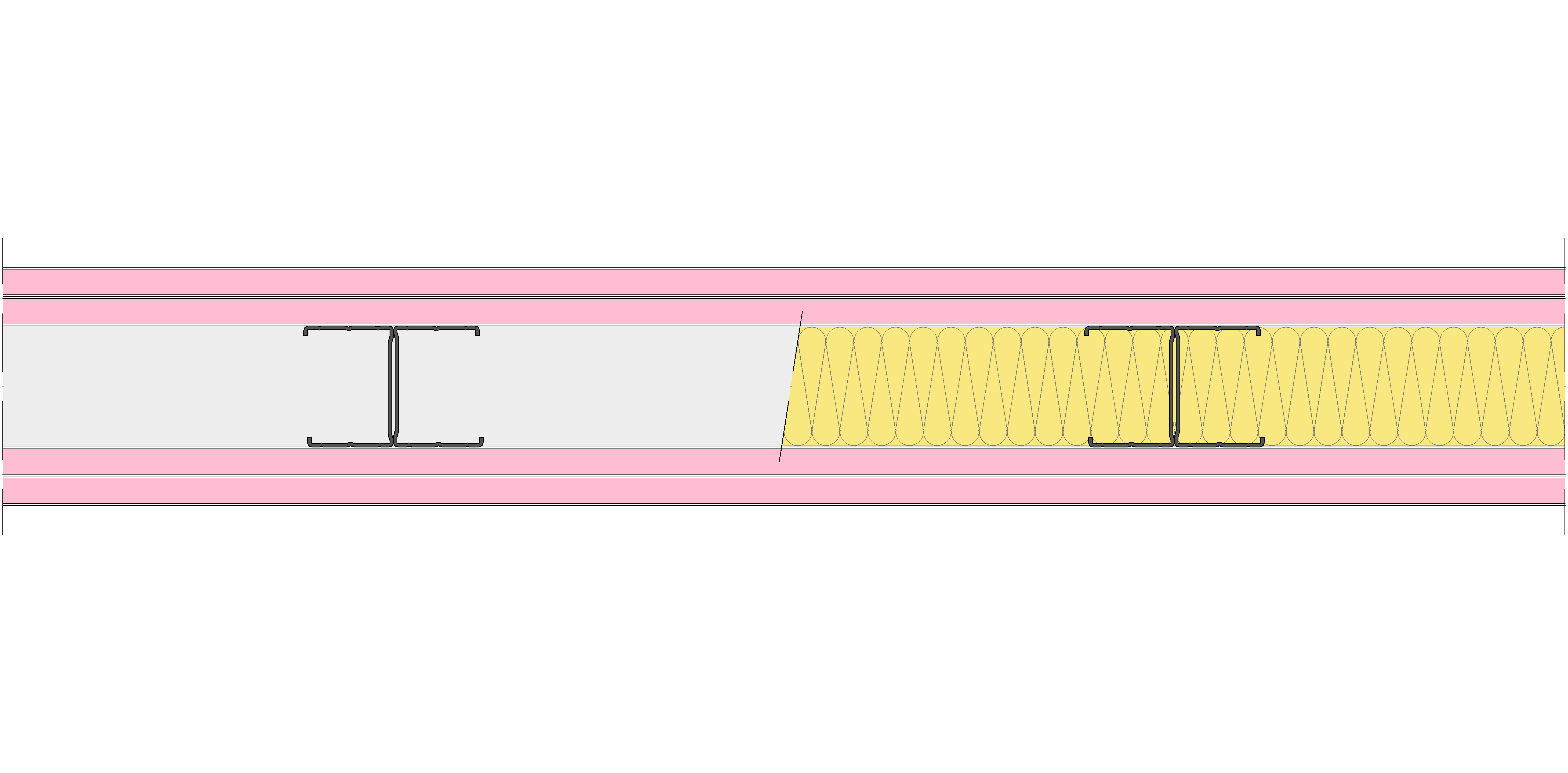 Tabique Pladur® 122/400 (62-45H) 4F MW