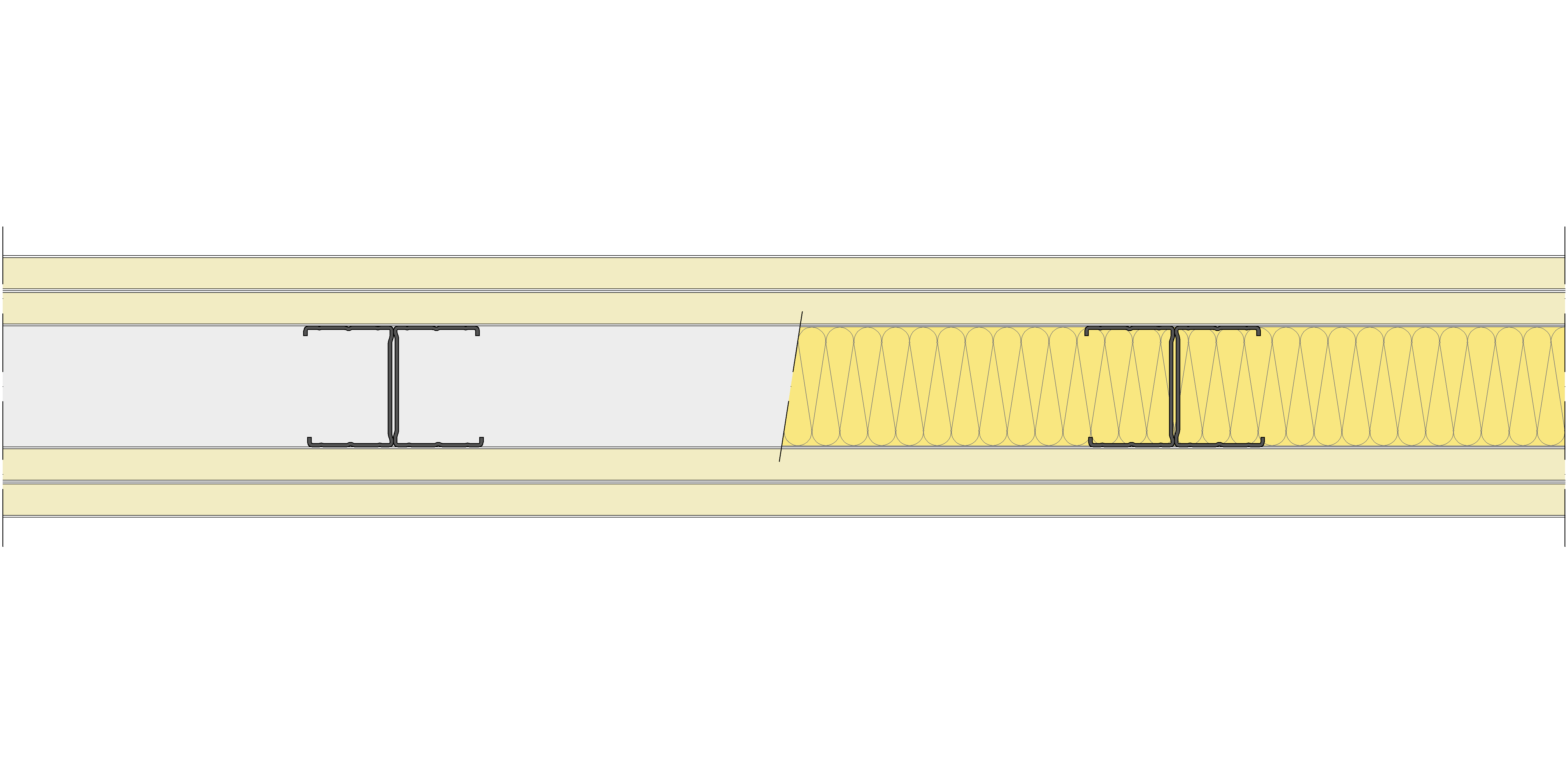 Tabique Pladur® 134/400 (62-45H) 4N MW