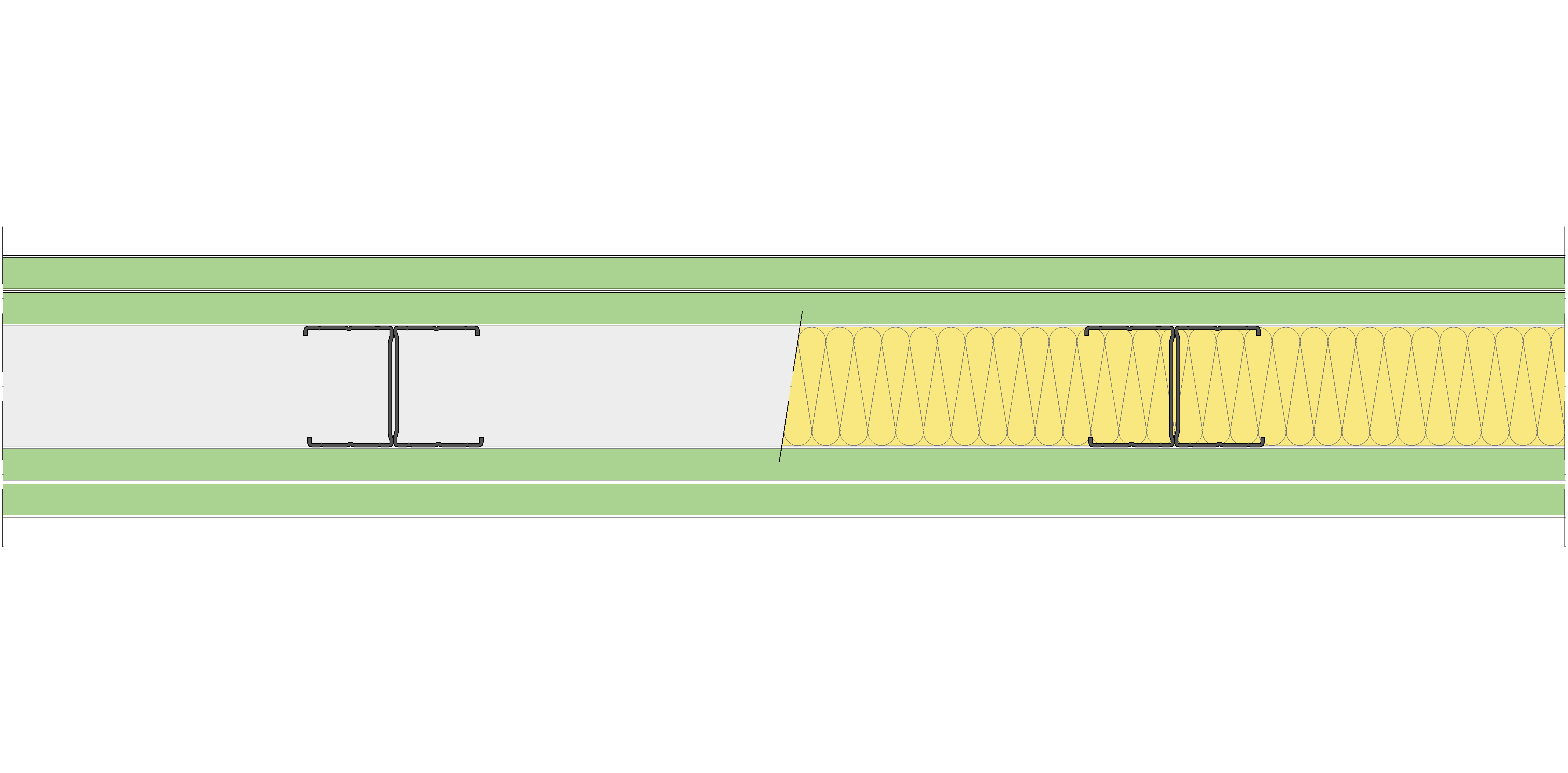Tabique Pladur® 134/400 (62-45H) 4H1 MW