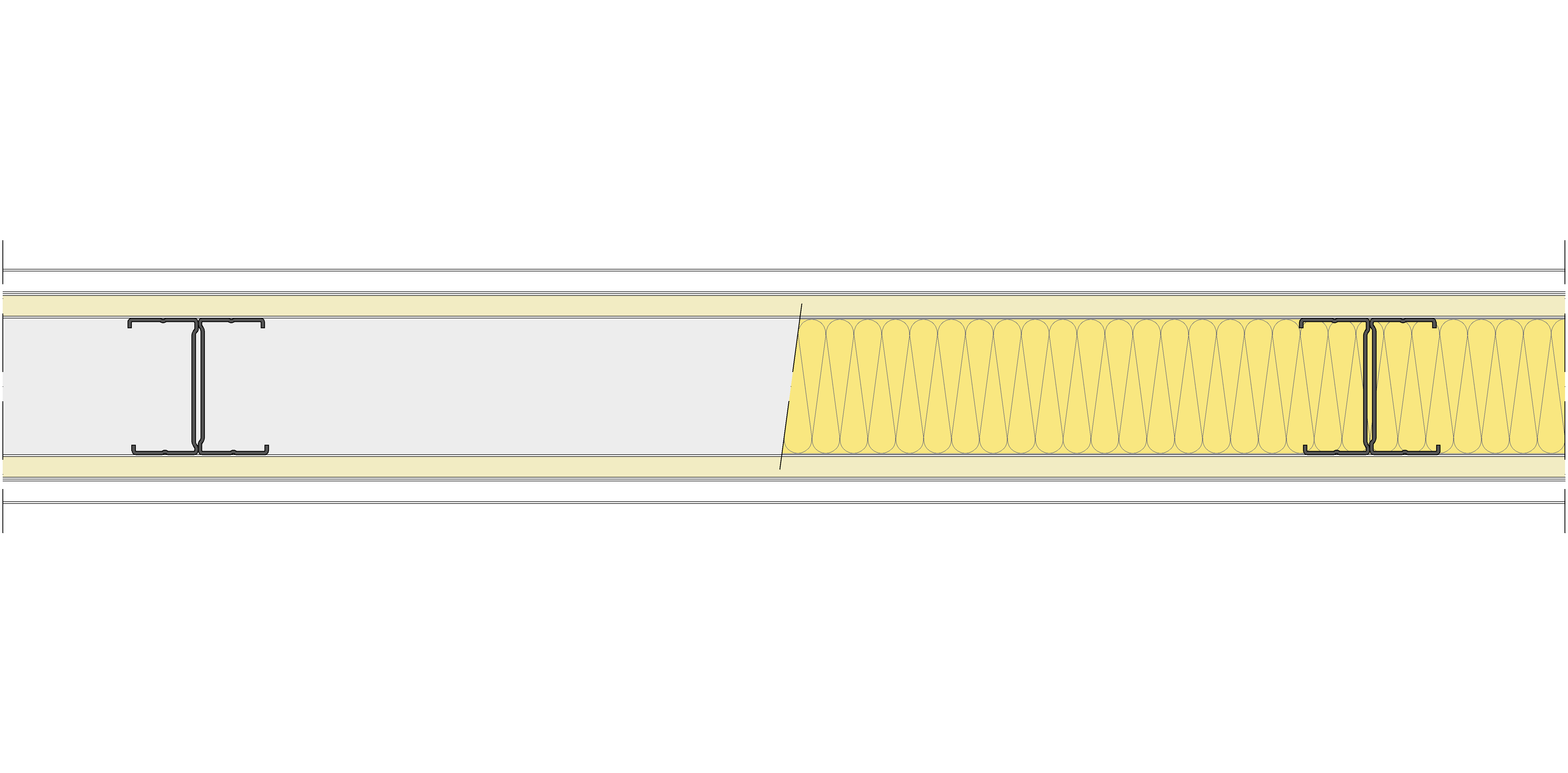 Tabique Pladur® 120/600 (70-35H) 1N A1-2N-1N A1 MW