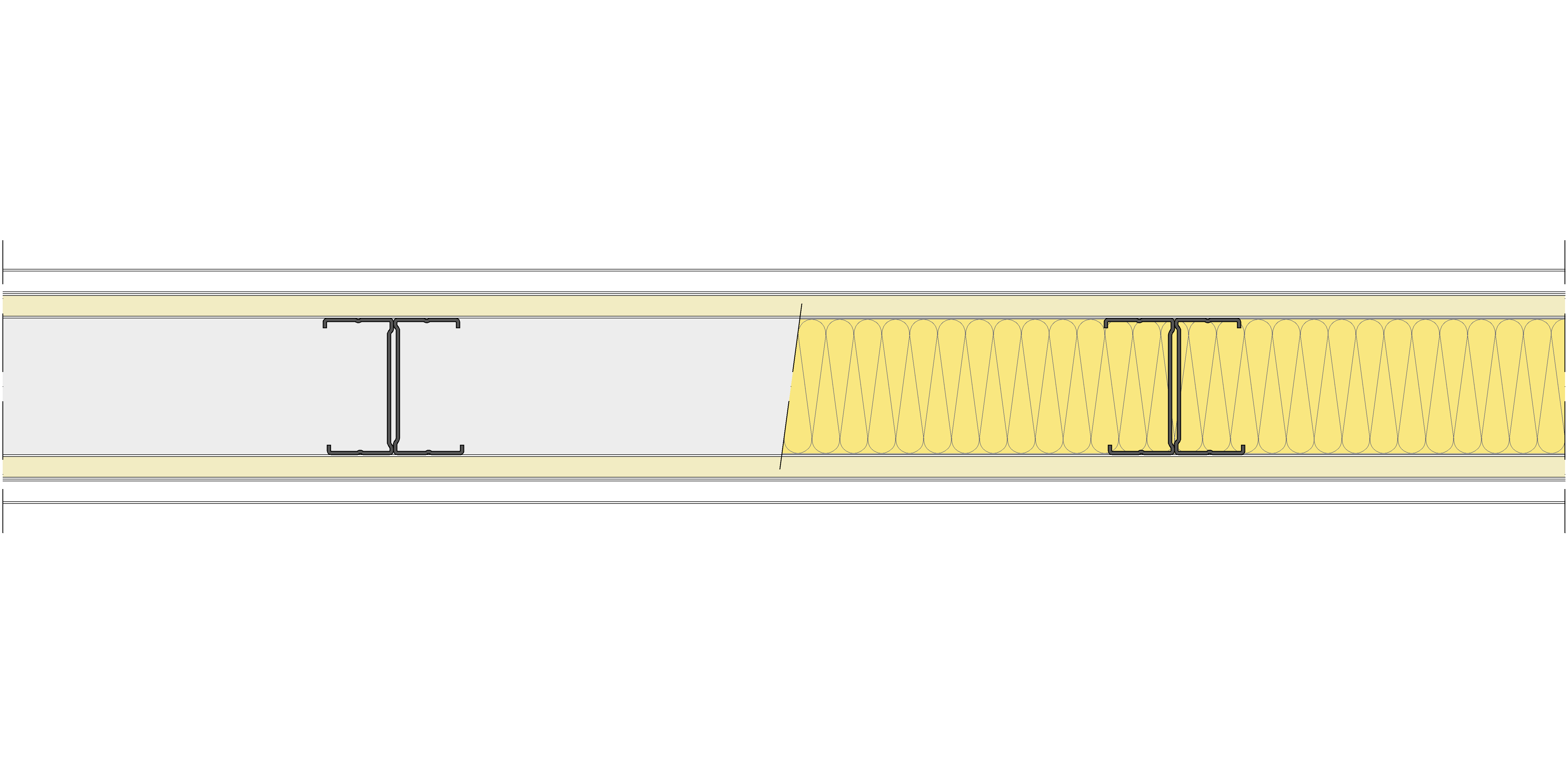 Tabique Pladur® 120/400 (70-35H) 1N A1-2N-1N A1 MW