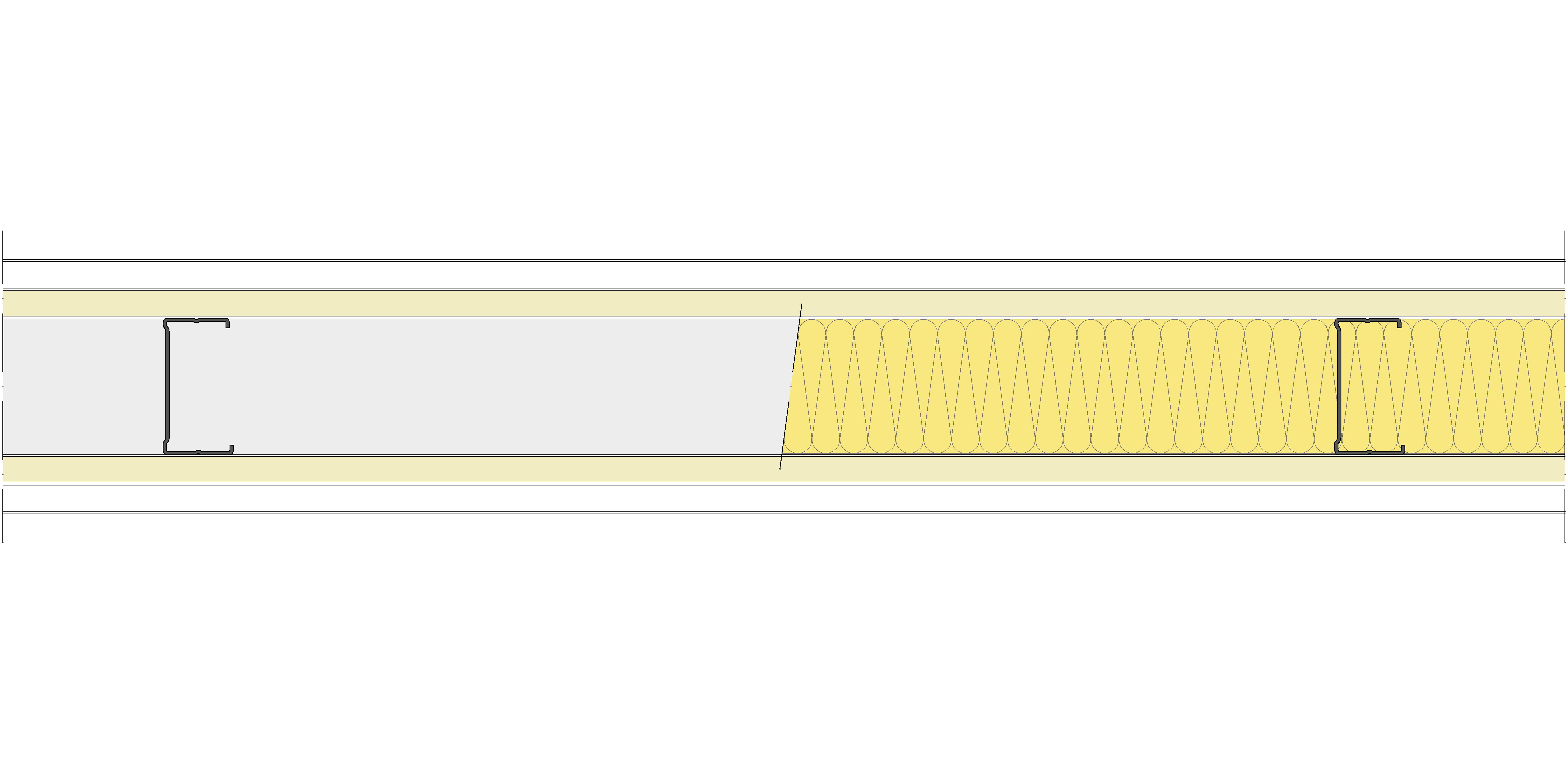 Tabique Pladur® 130/600 (70-35) 1N A1-2N-1N A1 MW