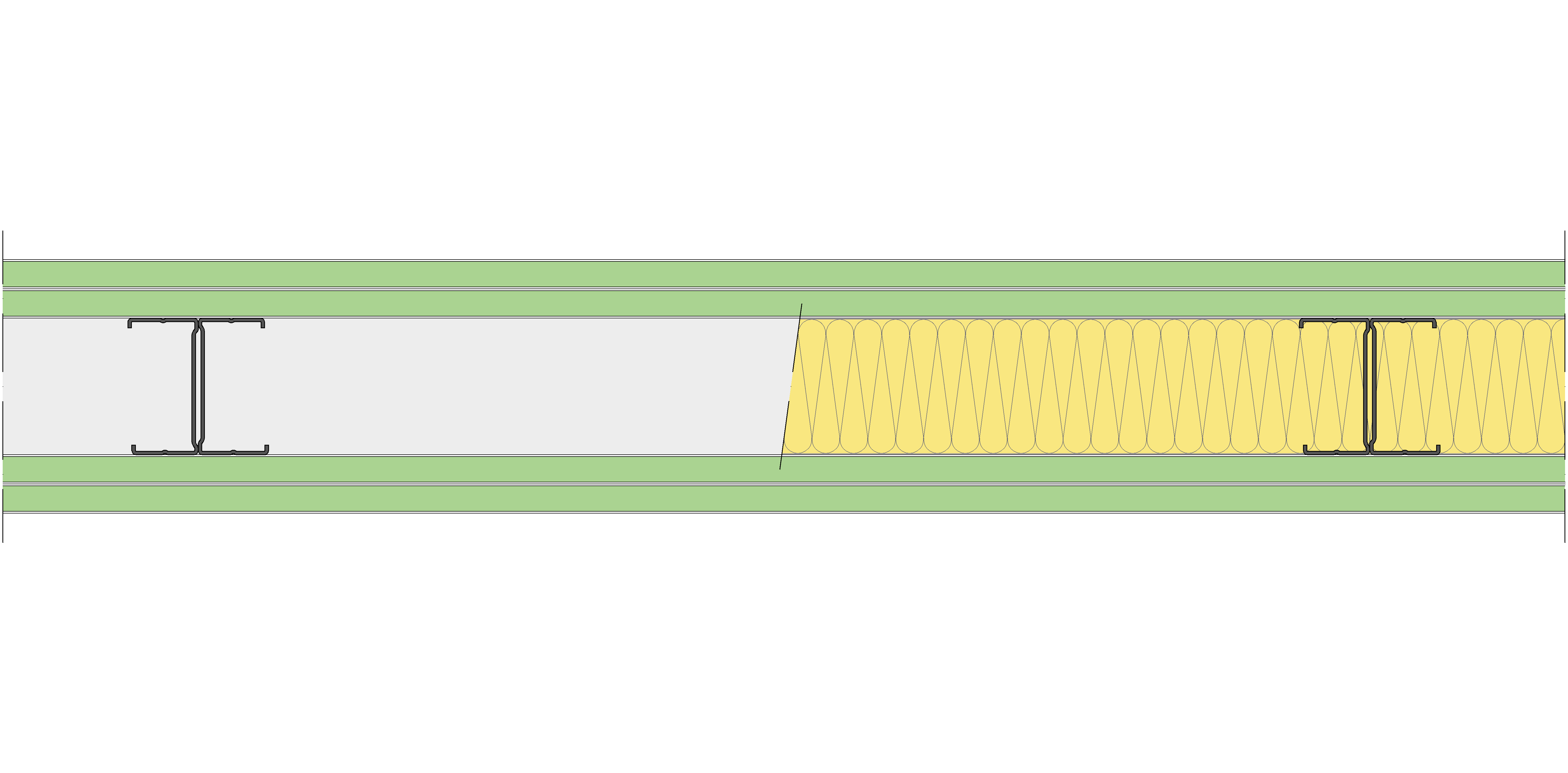 Tabique Pladur® 130/600 (70-35H) 4H1 MW