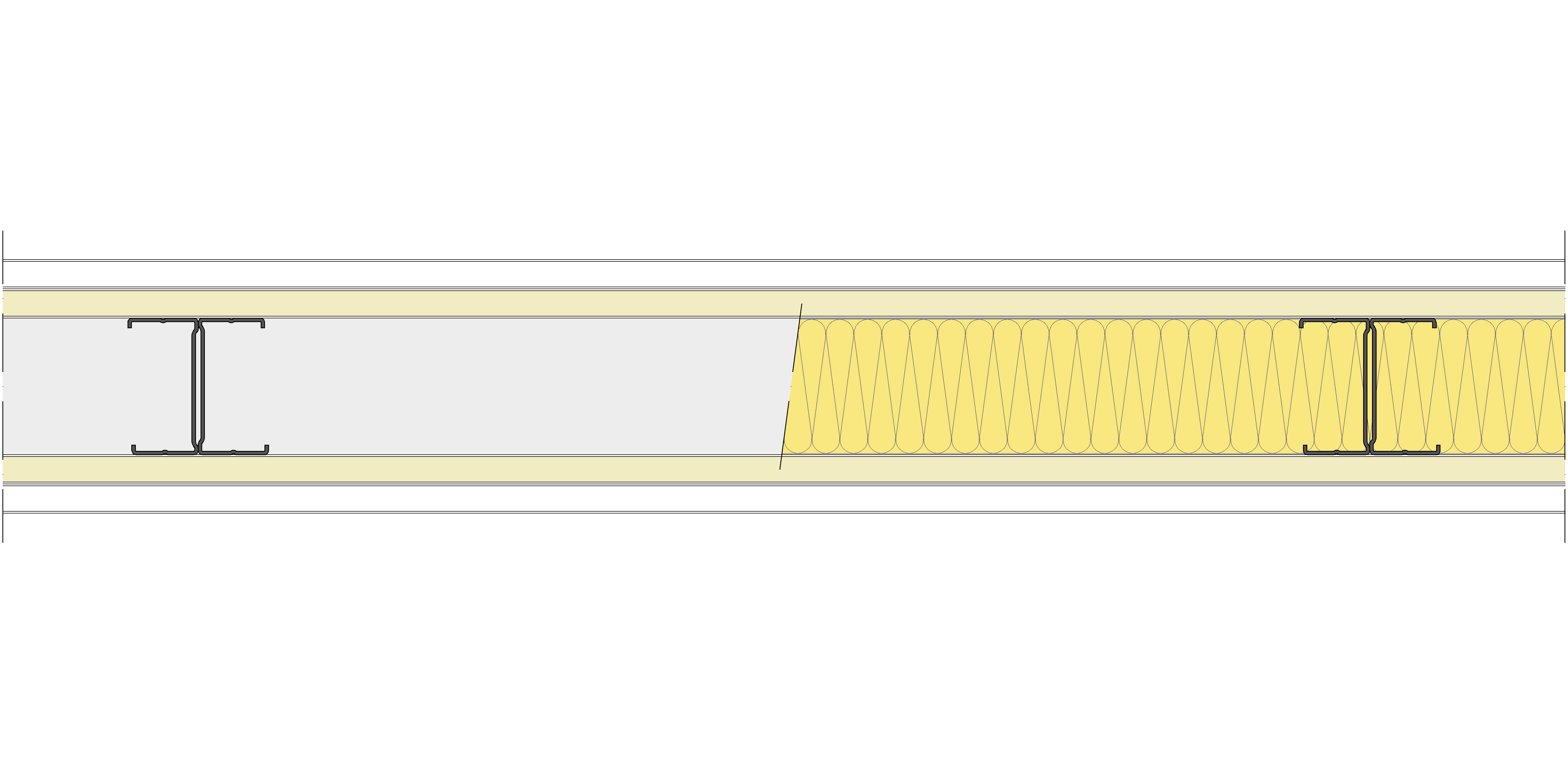 Tabique Pladur® 130/600 (70-35H) 1N A1-2N-1N A1 MW