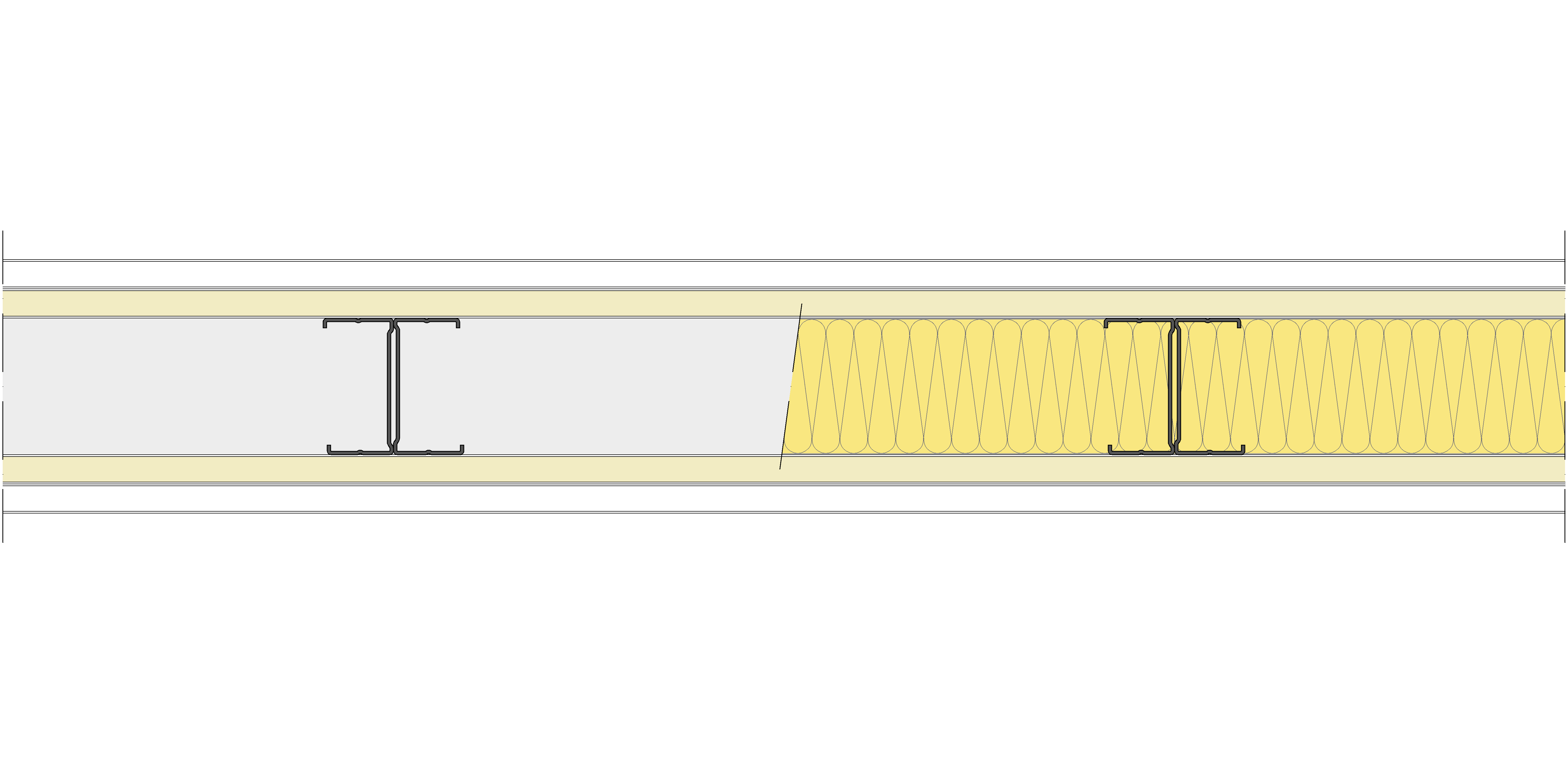 Tabique Pladur® 130/400 (70-35H) 1N A1-2N-1N A1 MW