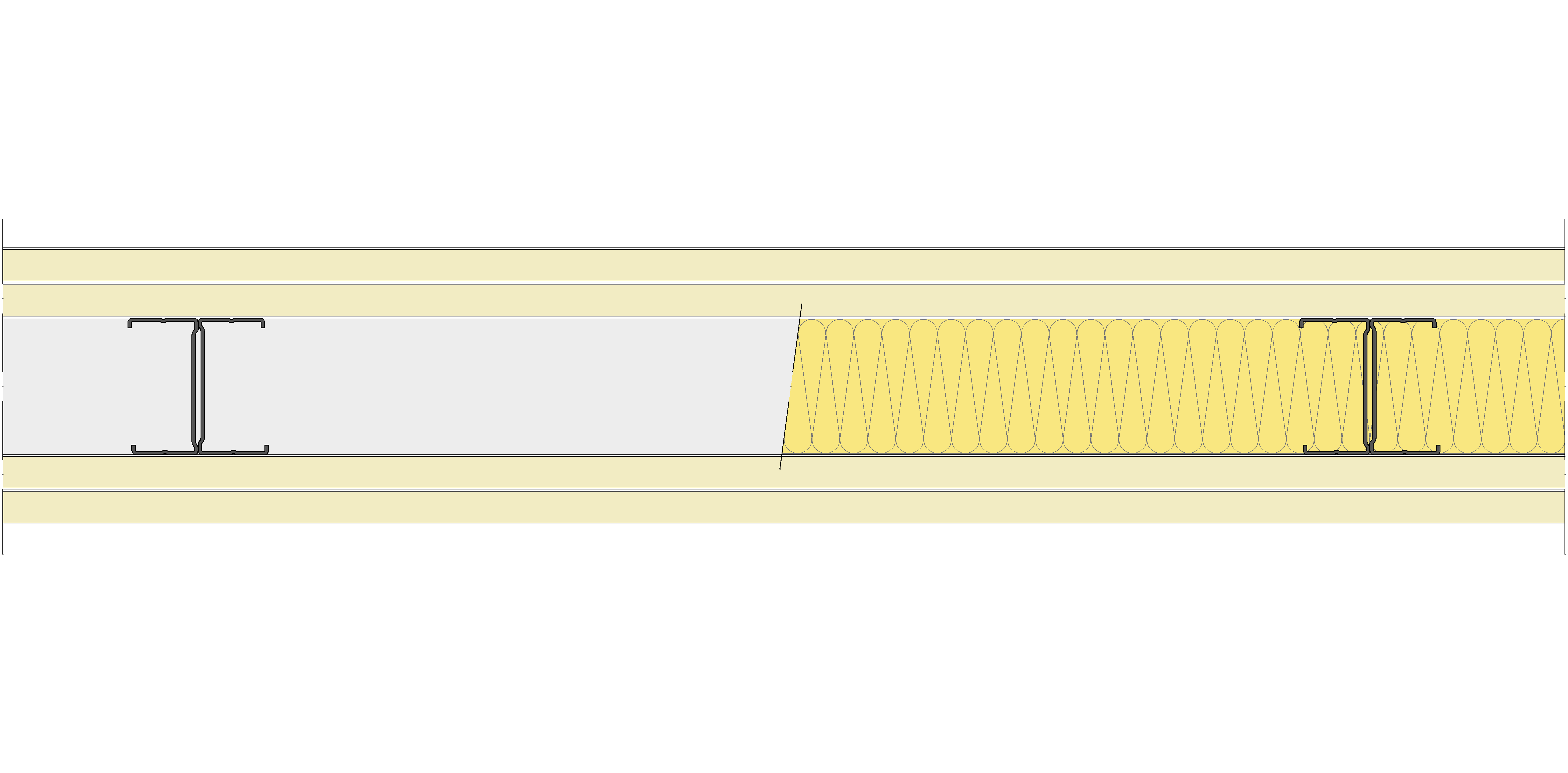 Tabique Pladur® 142/600 (70-35H) 4N MW