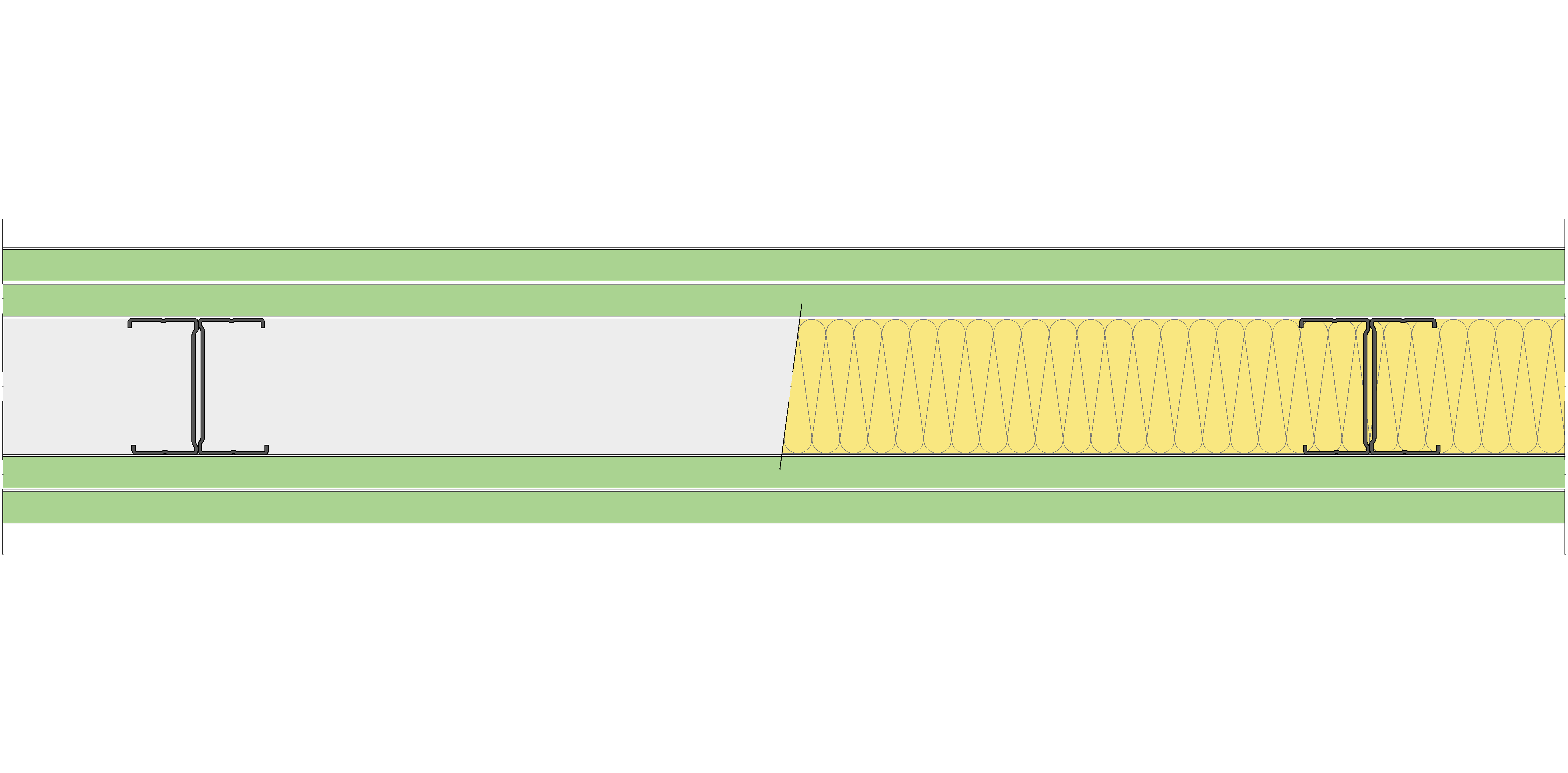 Tabique Pladur® 142/600 (70-35H) 4H1 MW