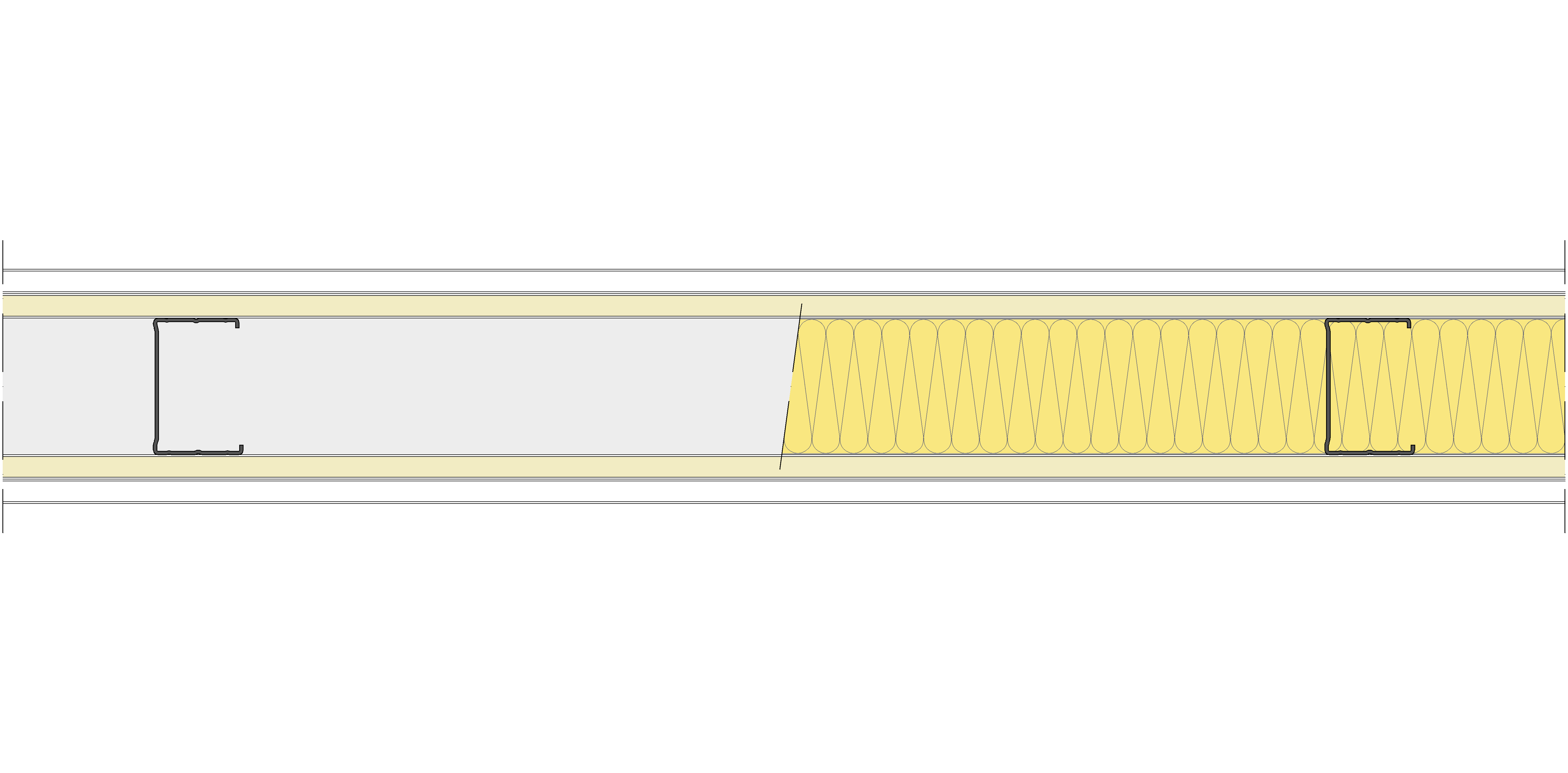 Tabique Pladur® 120/600 (70-45) 1N A1-2N-1N A1 MW