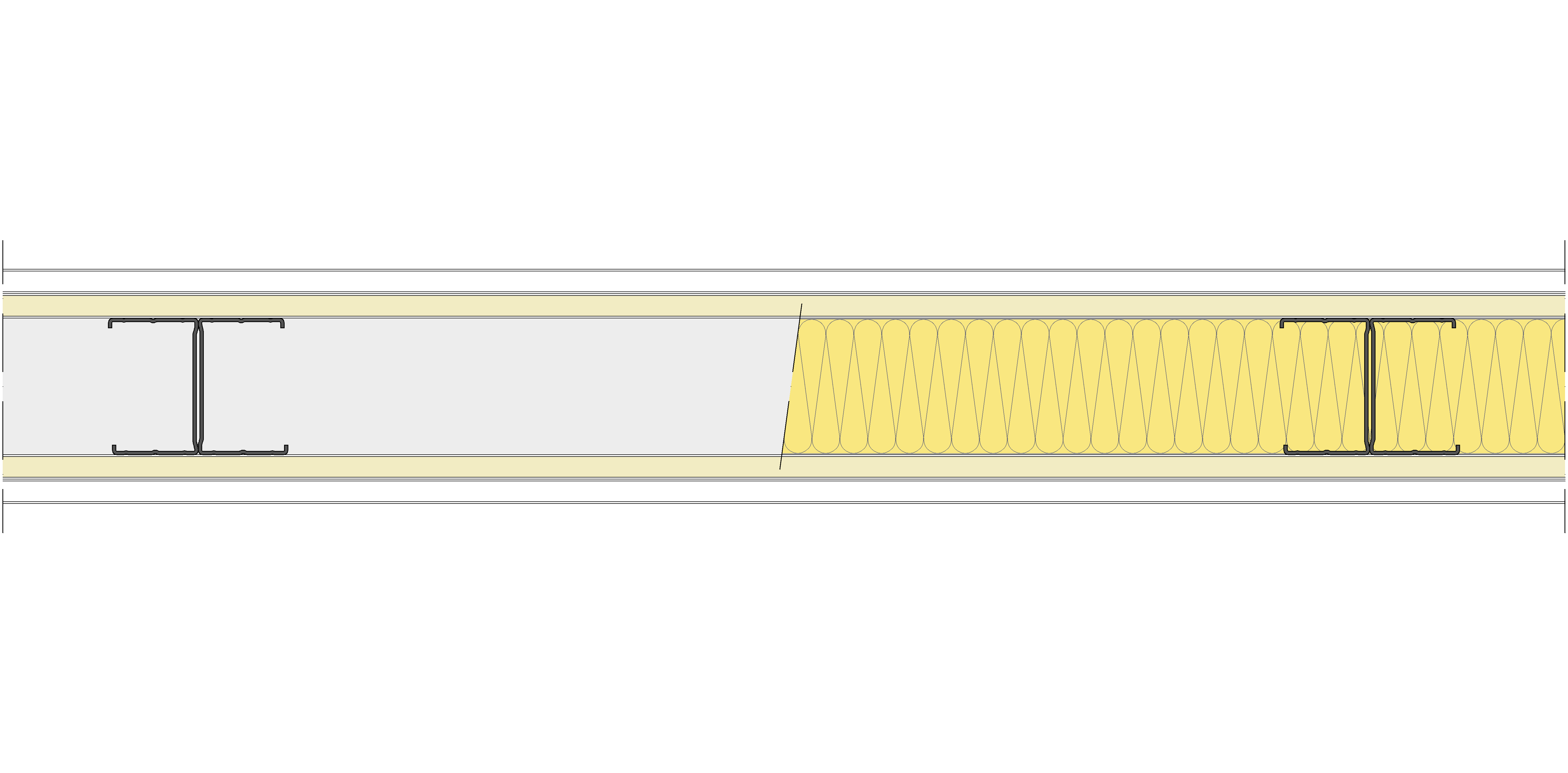 Tabique Pladur® 120/600 (70-45H) 1N A1-2N-1N A1 MW