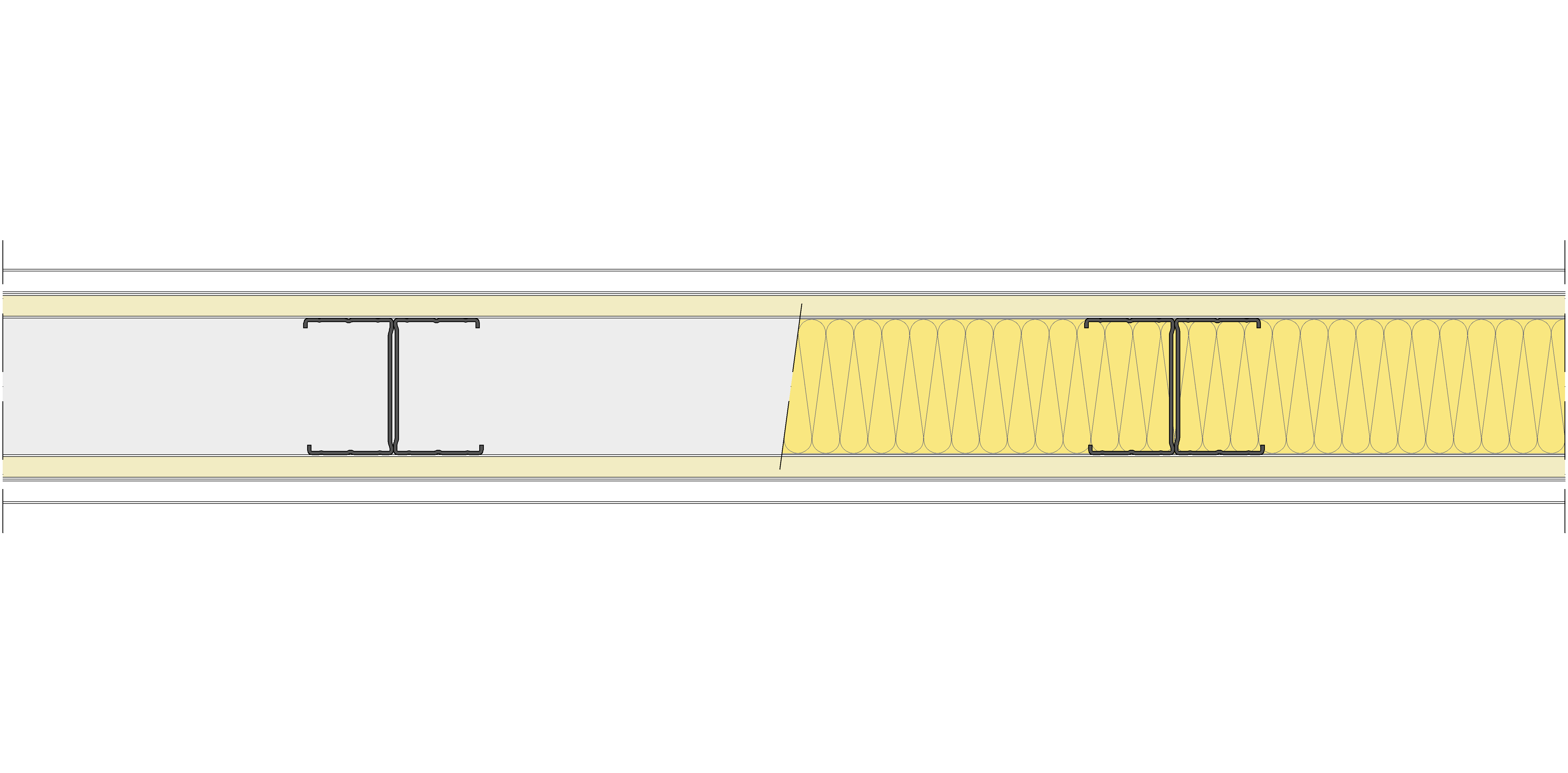 Tabique Pladur® 120/400 (70-45H) 1N A1-2N-1N A1 MW