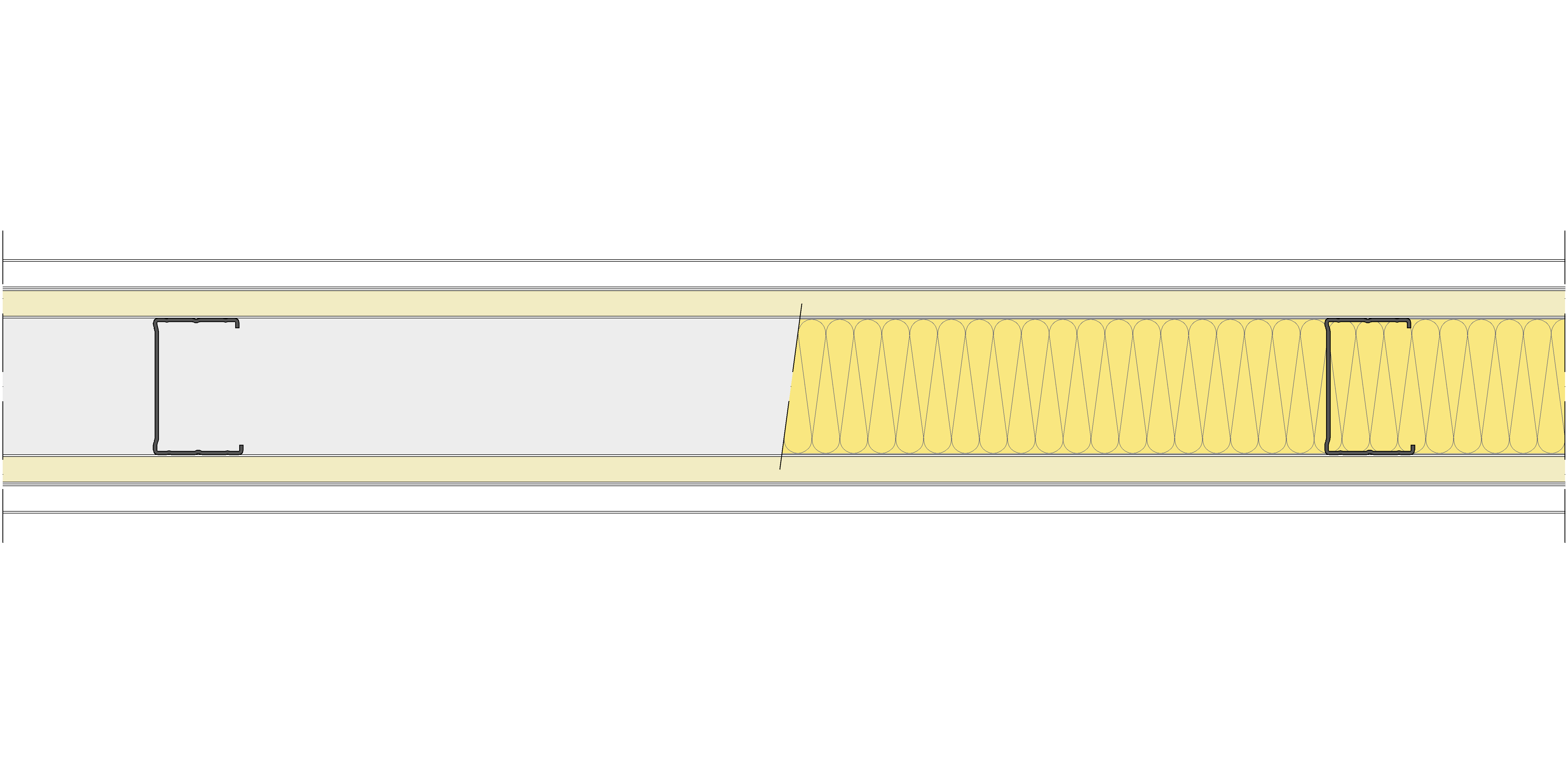 Tabique Pladur® 130/600 (70-45) 1N A1-2N-1N A1 MW