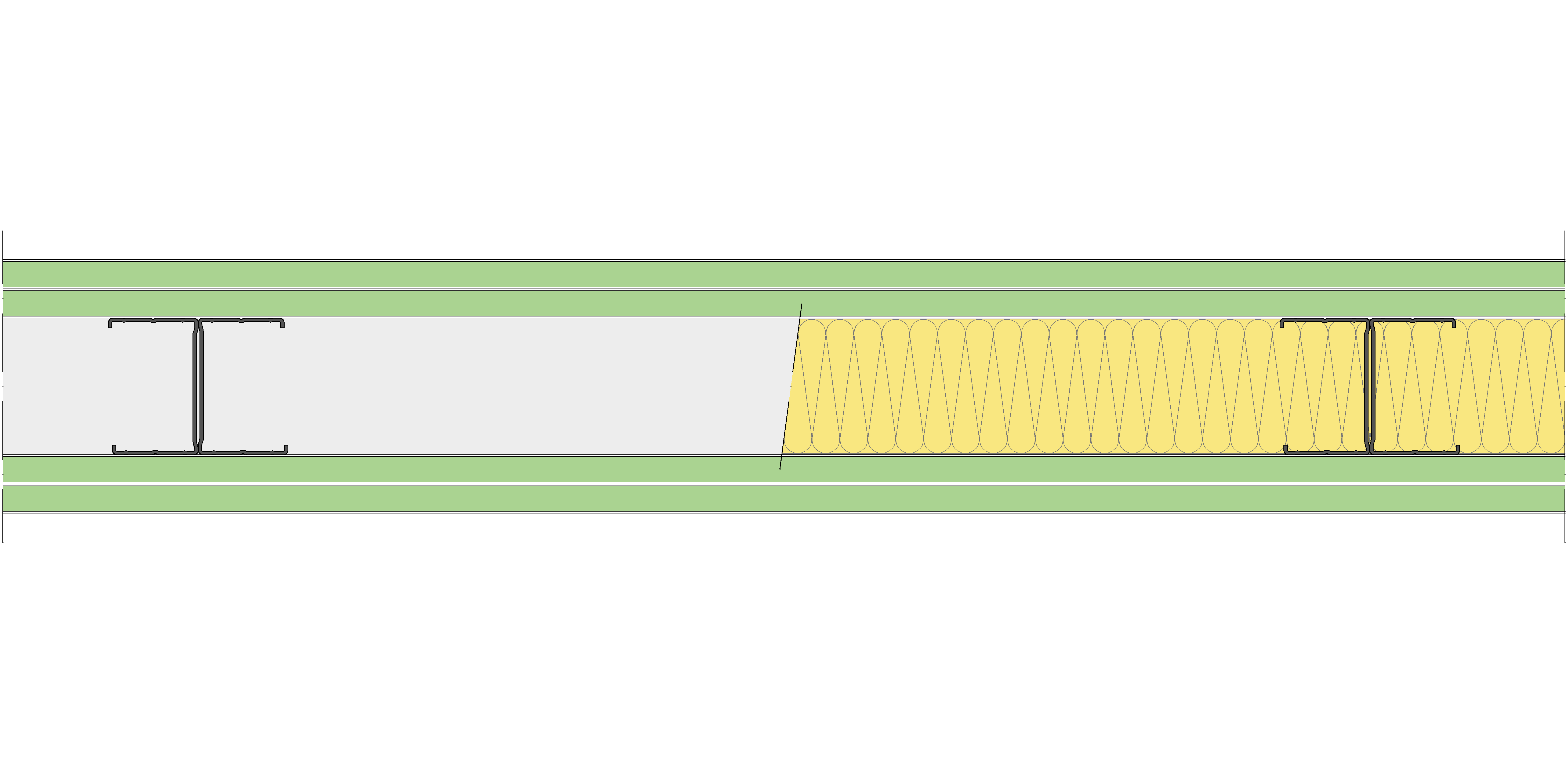 Tabique Pladur® 130/600 (70-45H) 4H1 MW