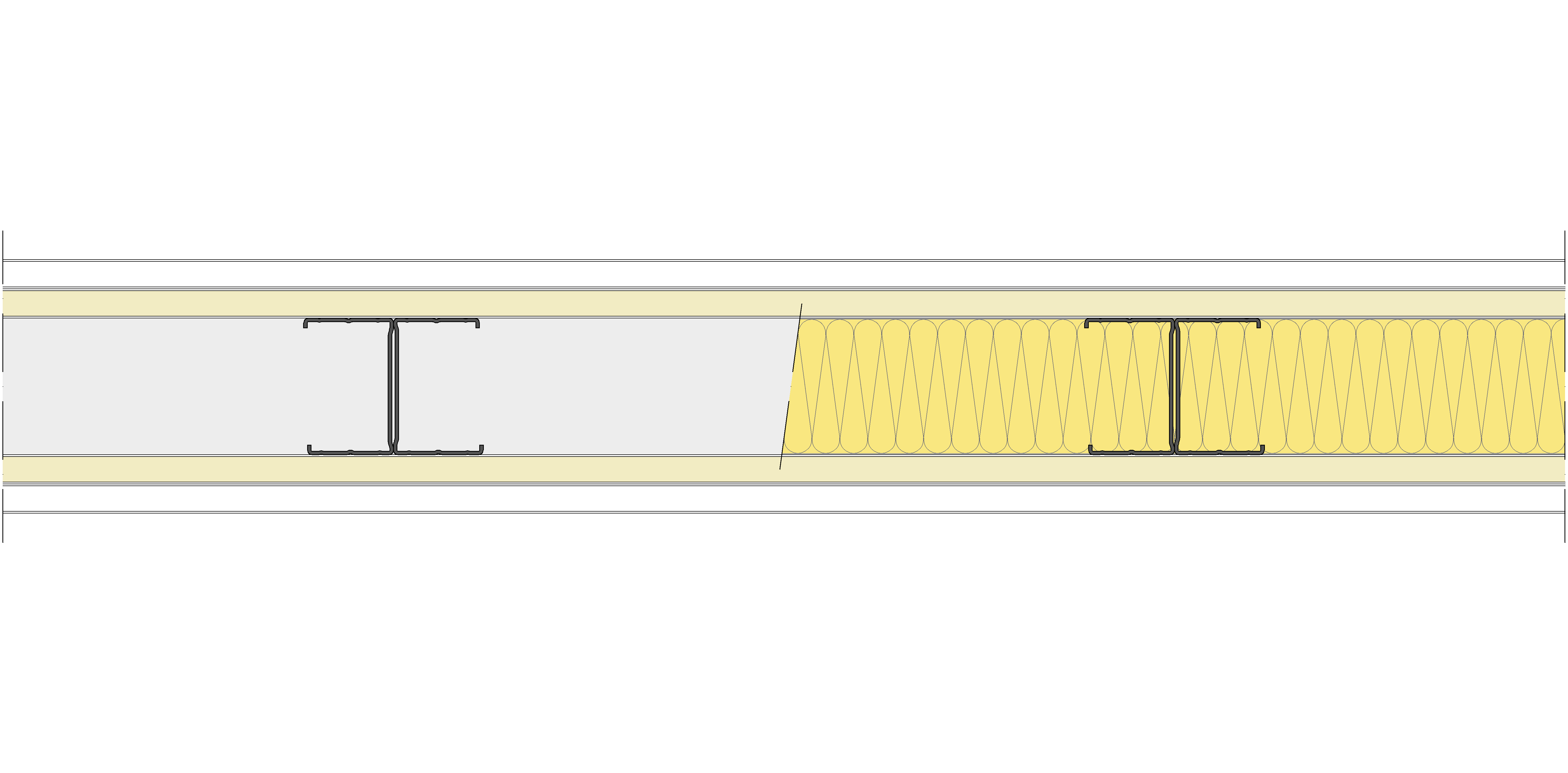 Tabique Pladur® 130/400 (70-45H) 1N A1-2N-1N A1 MW