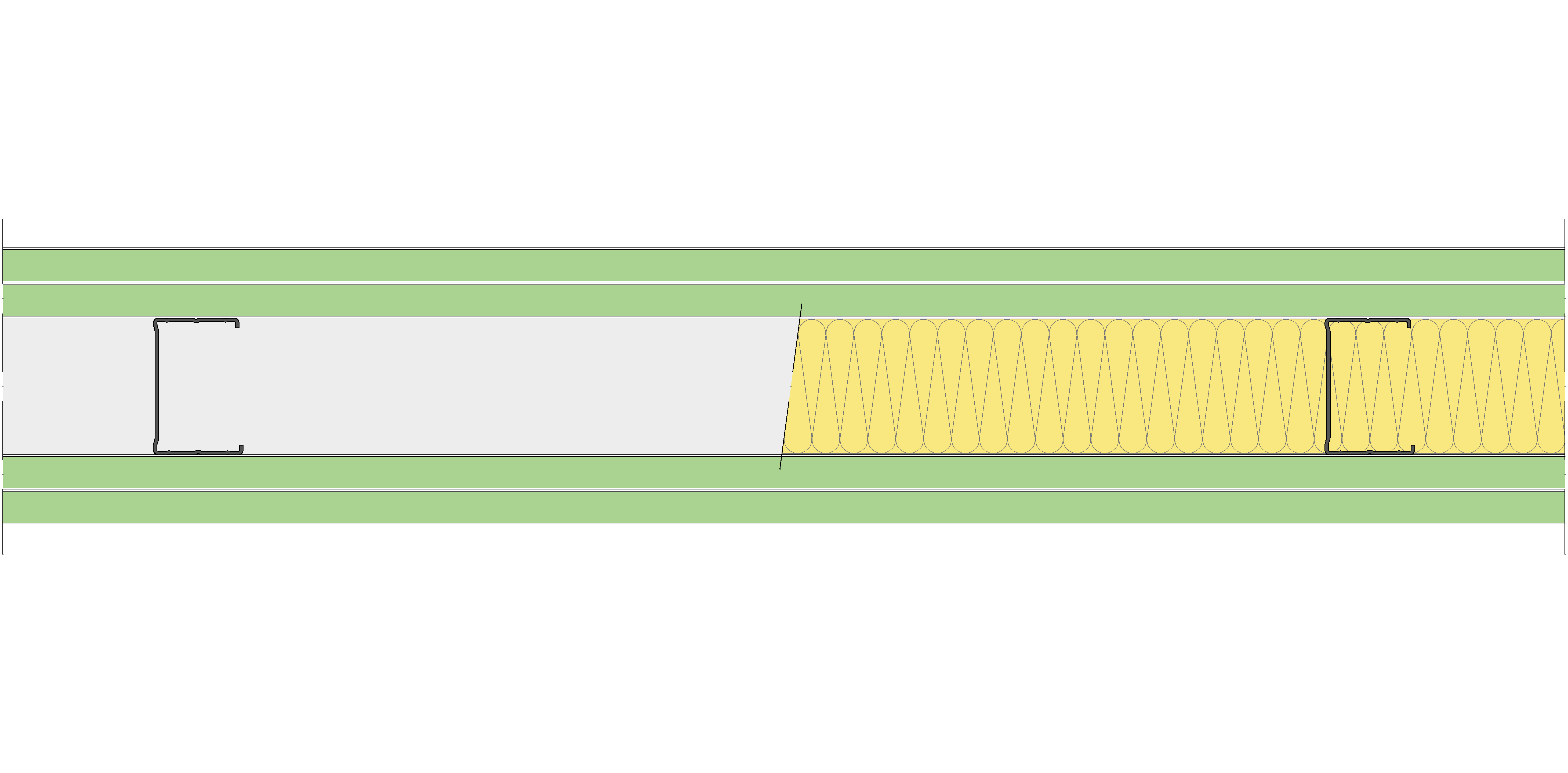 Tabique Pladur® 142/600 (70-45) 4H1 MW