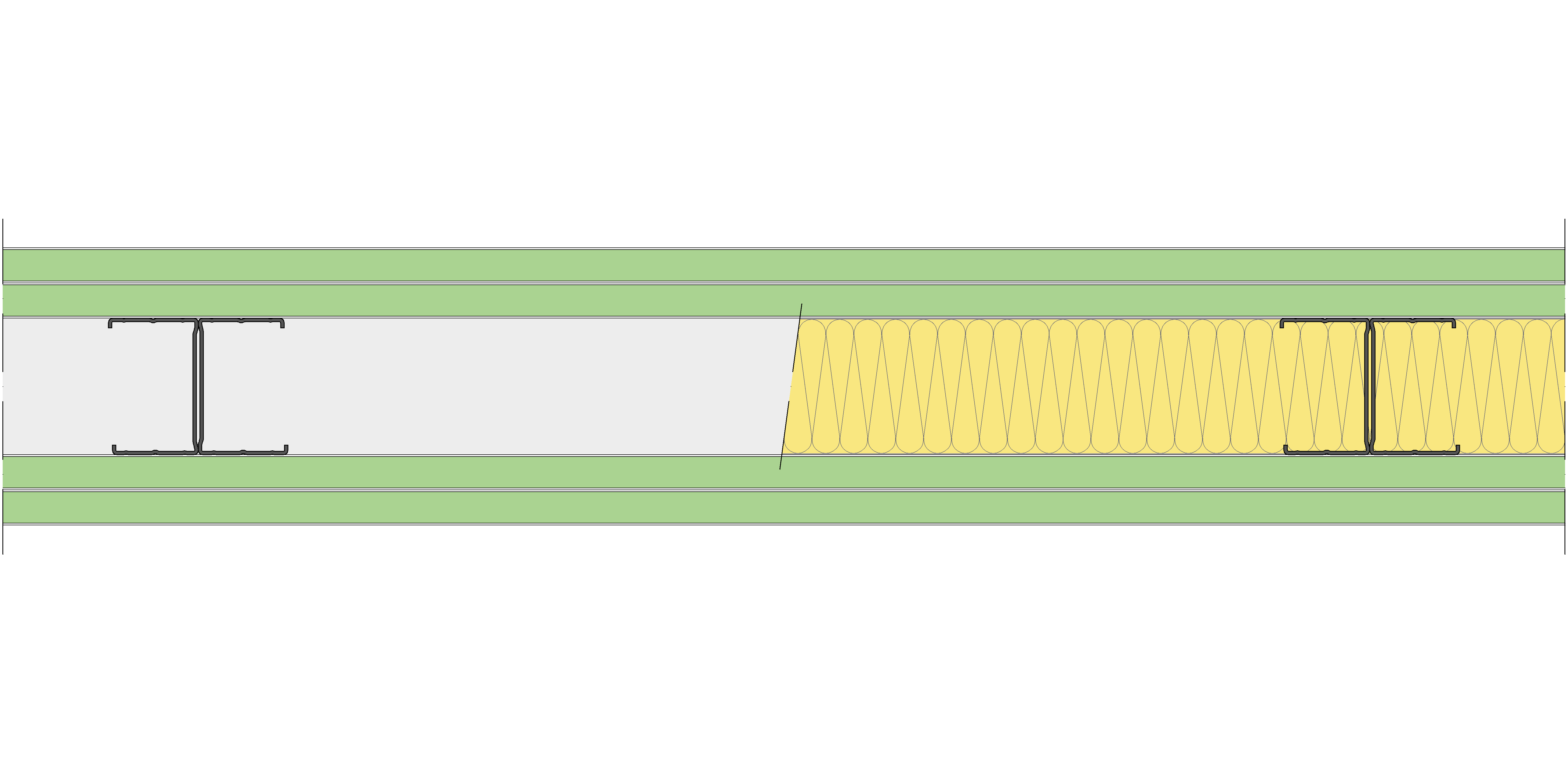 Tabique Pladur® 142/600 (70-45H) 4H1 MW