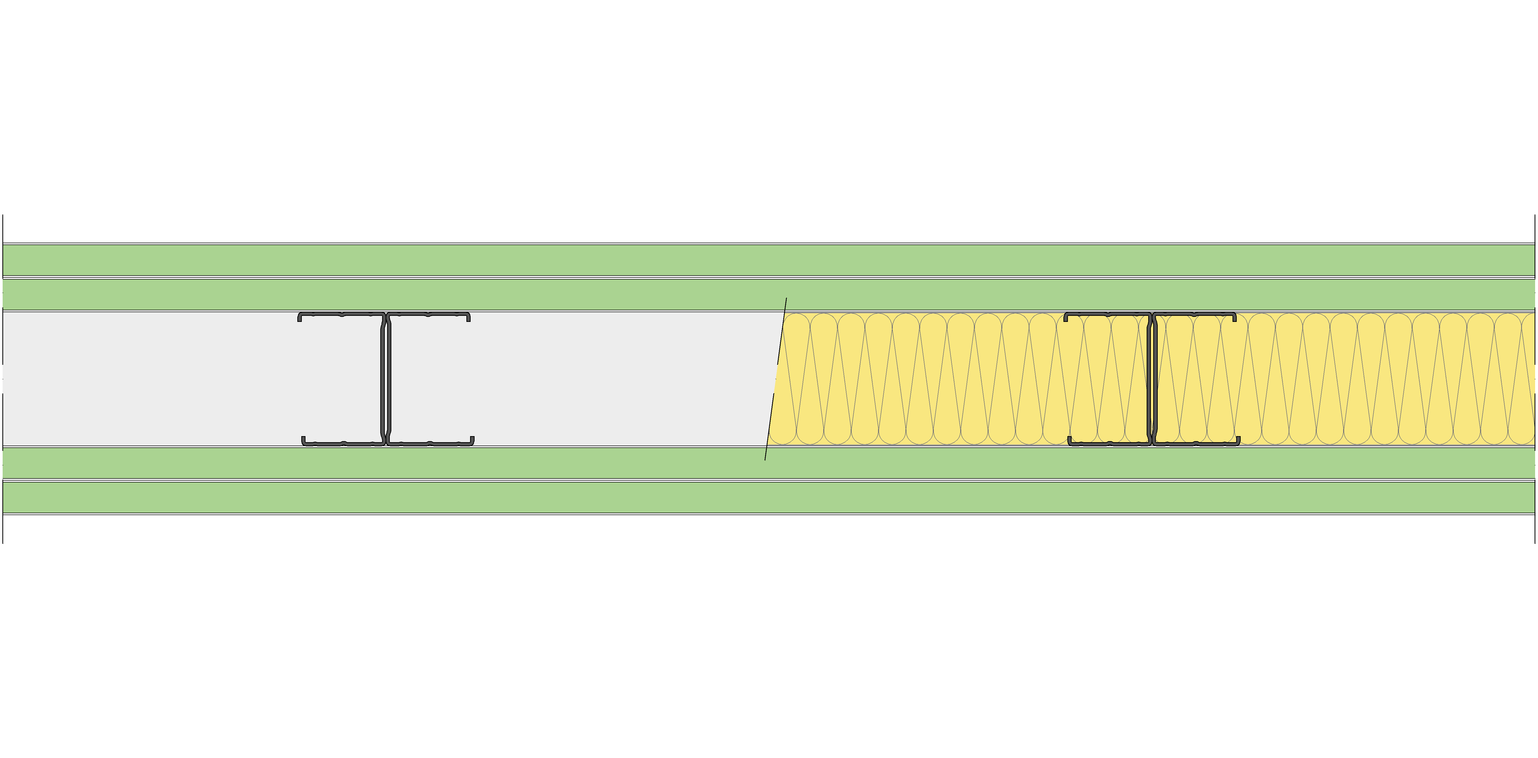 Tabique Pladur® 142/400 (70-45H) 4H1 MW