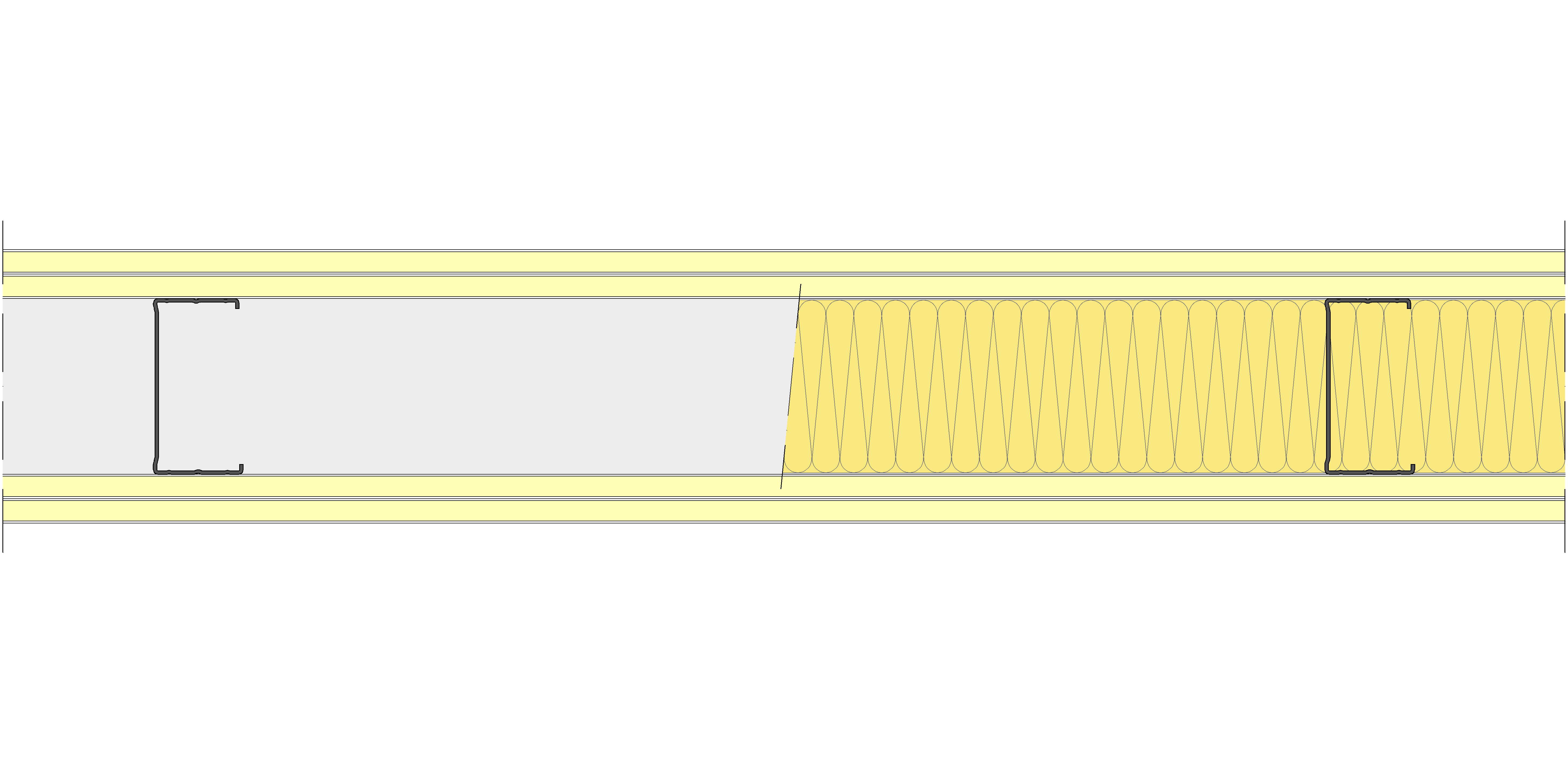 Tabique Pladur® 140/600 (90-45) 4I MW