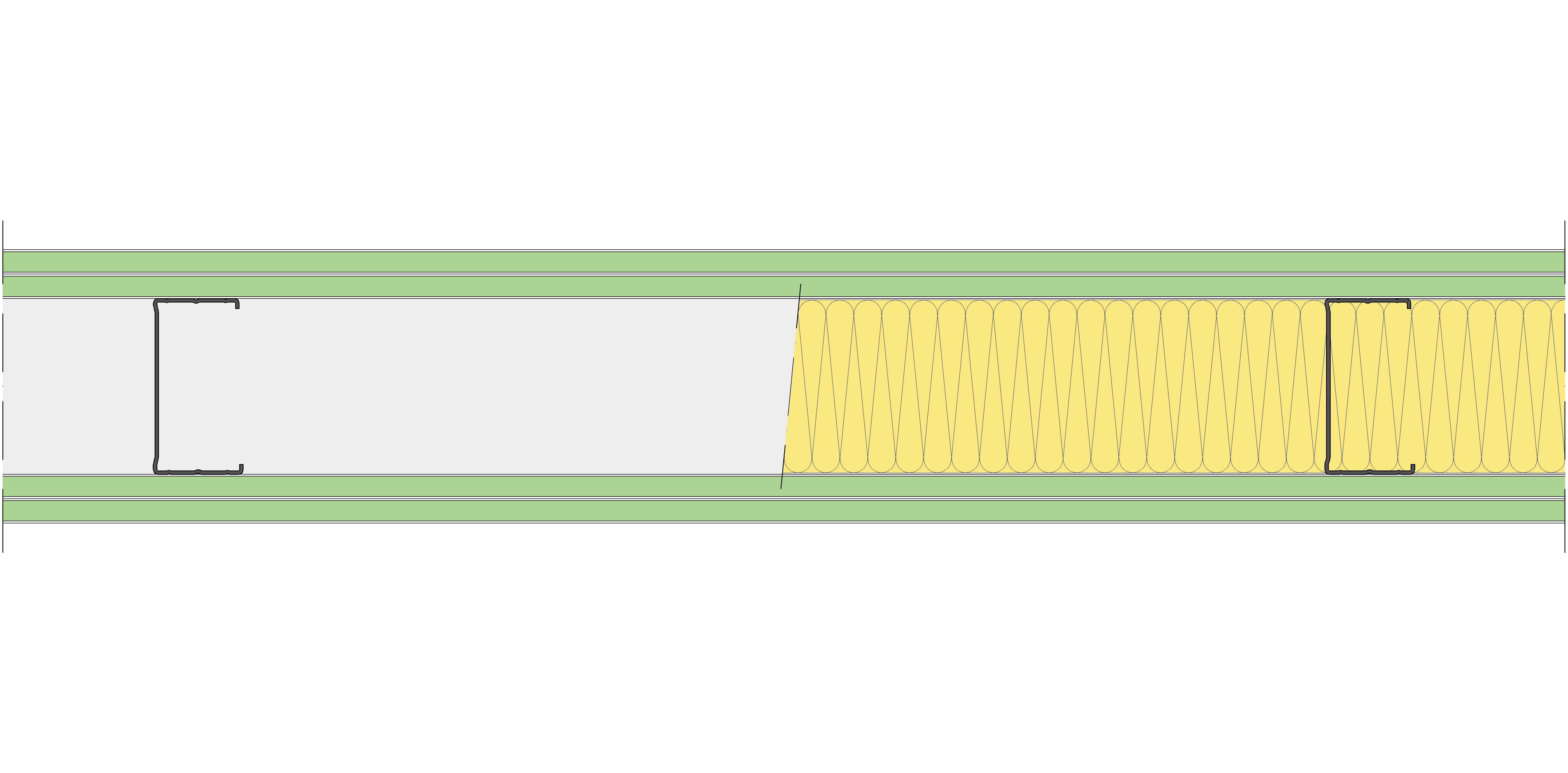Tabique Pladur® 140/600 (90-45) 4H1 MW