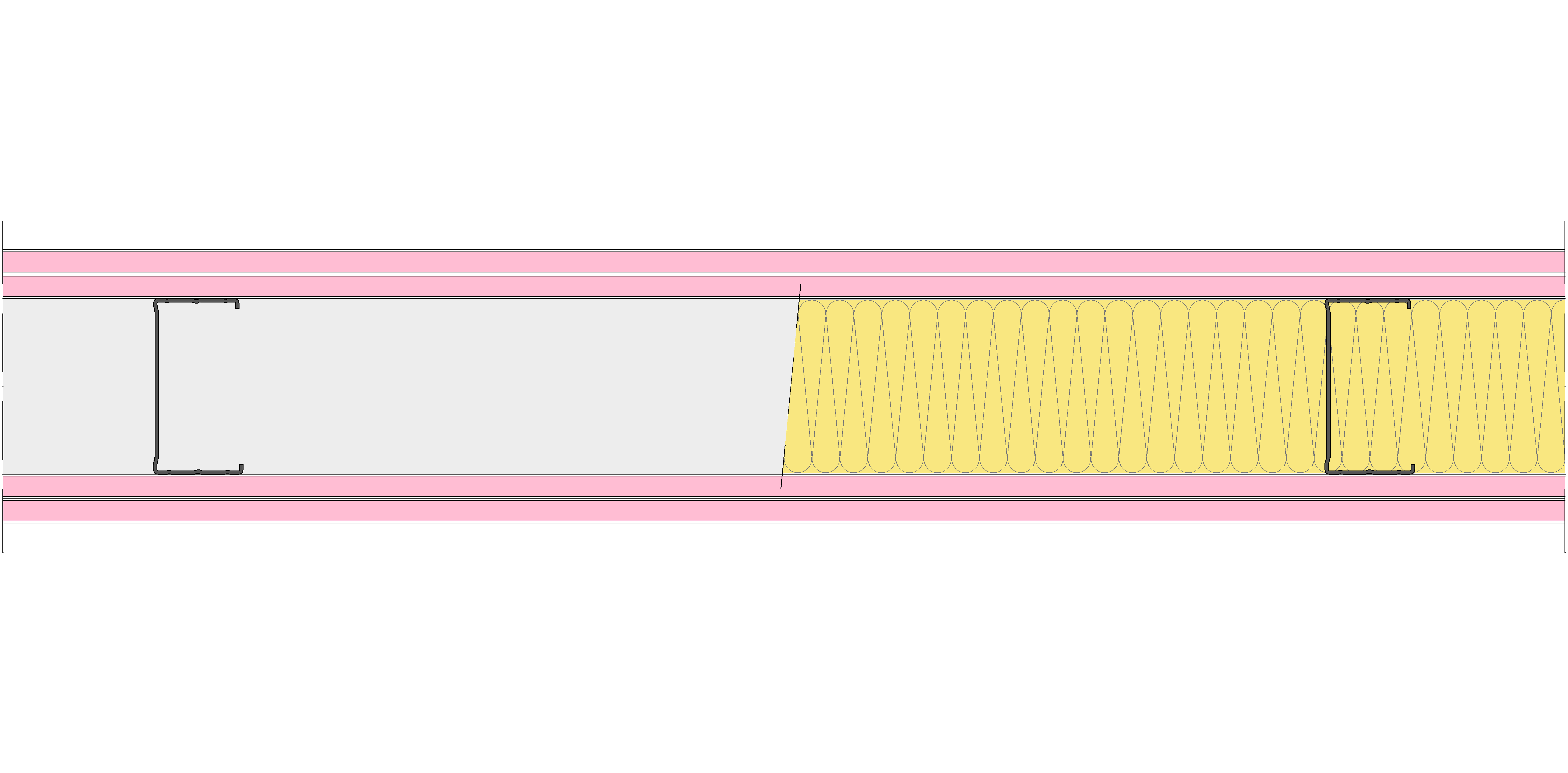 Tabique Pladur® 140/600 (90-45) 4F MW