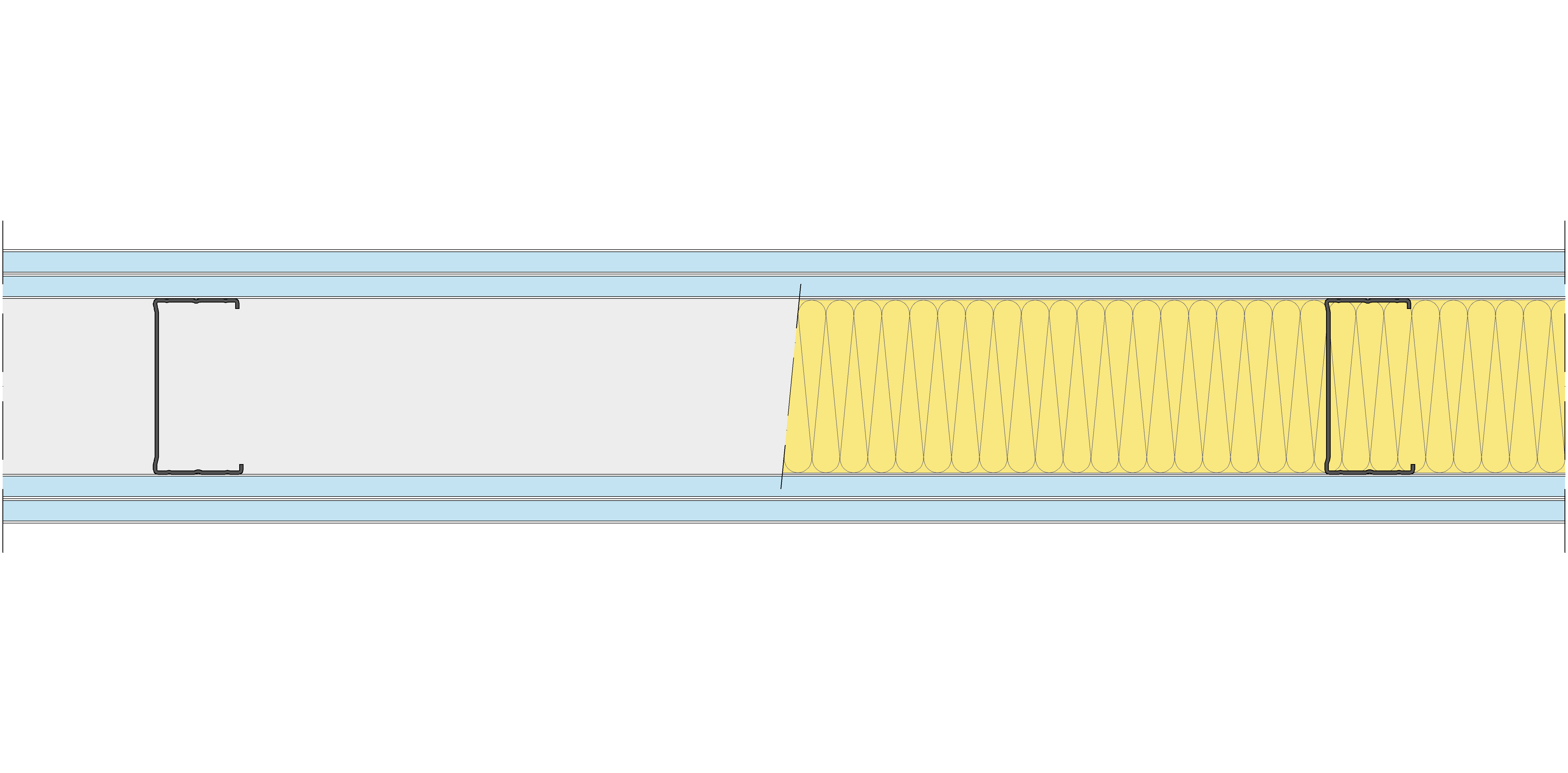 Tabique Pladur® 140/600 (90-45) 4OMNIA MW