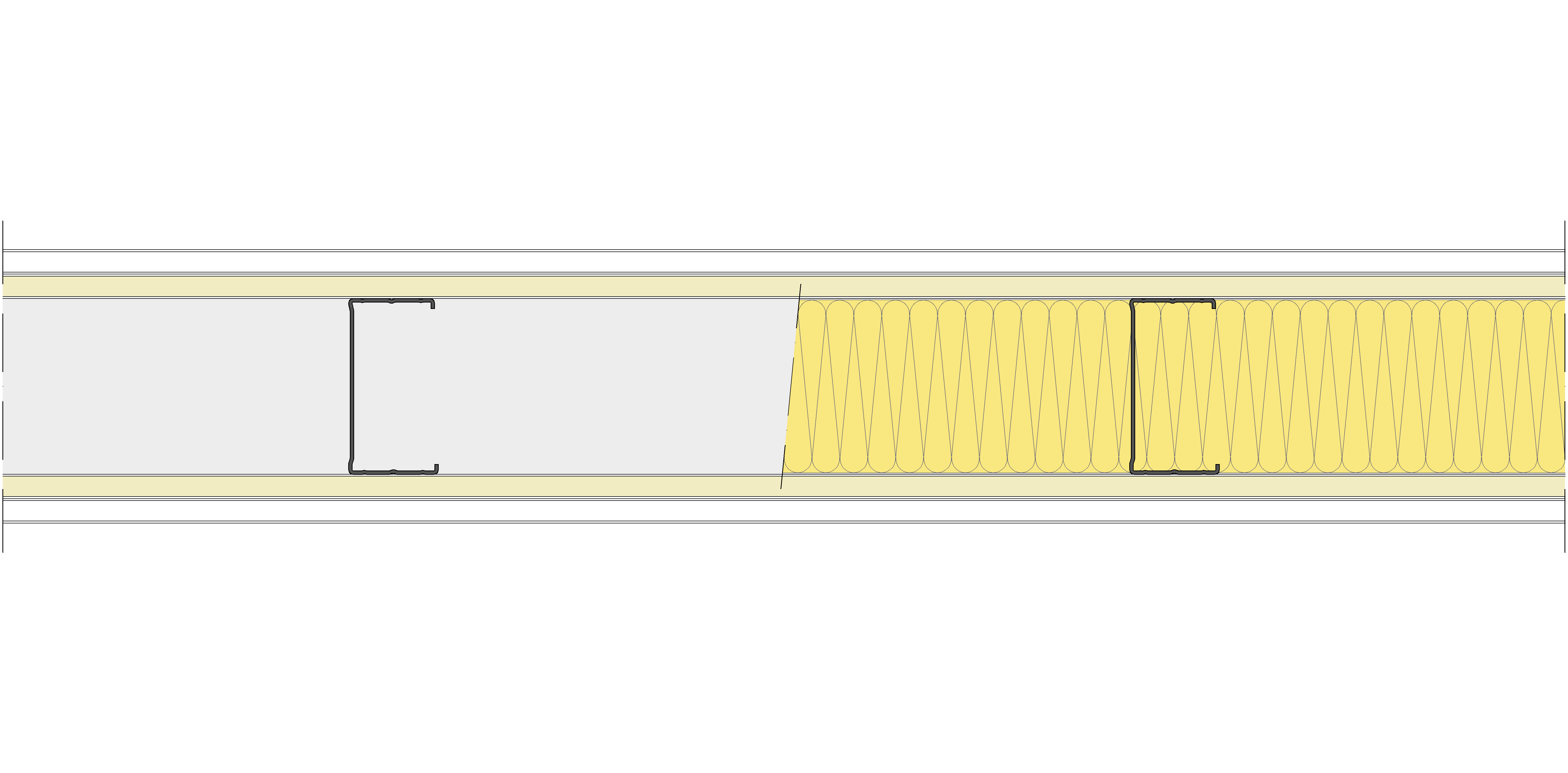 Tabique Pladur® 140/400 (90-45) 1N A1-2N-1N A1 MW