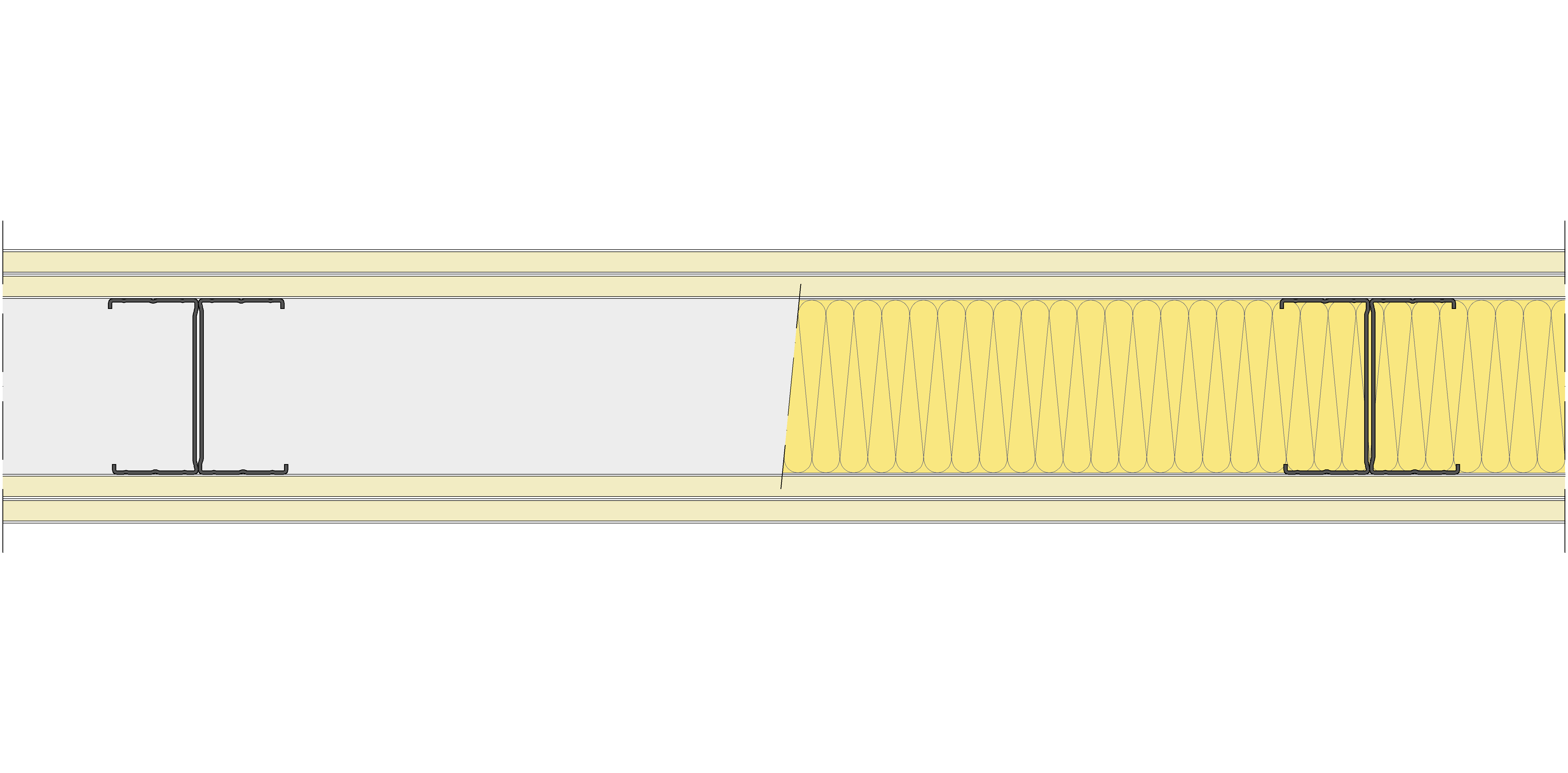 Tabique Pladur® 140/600 (90-45H) 4N MW