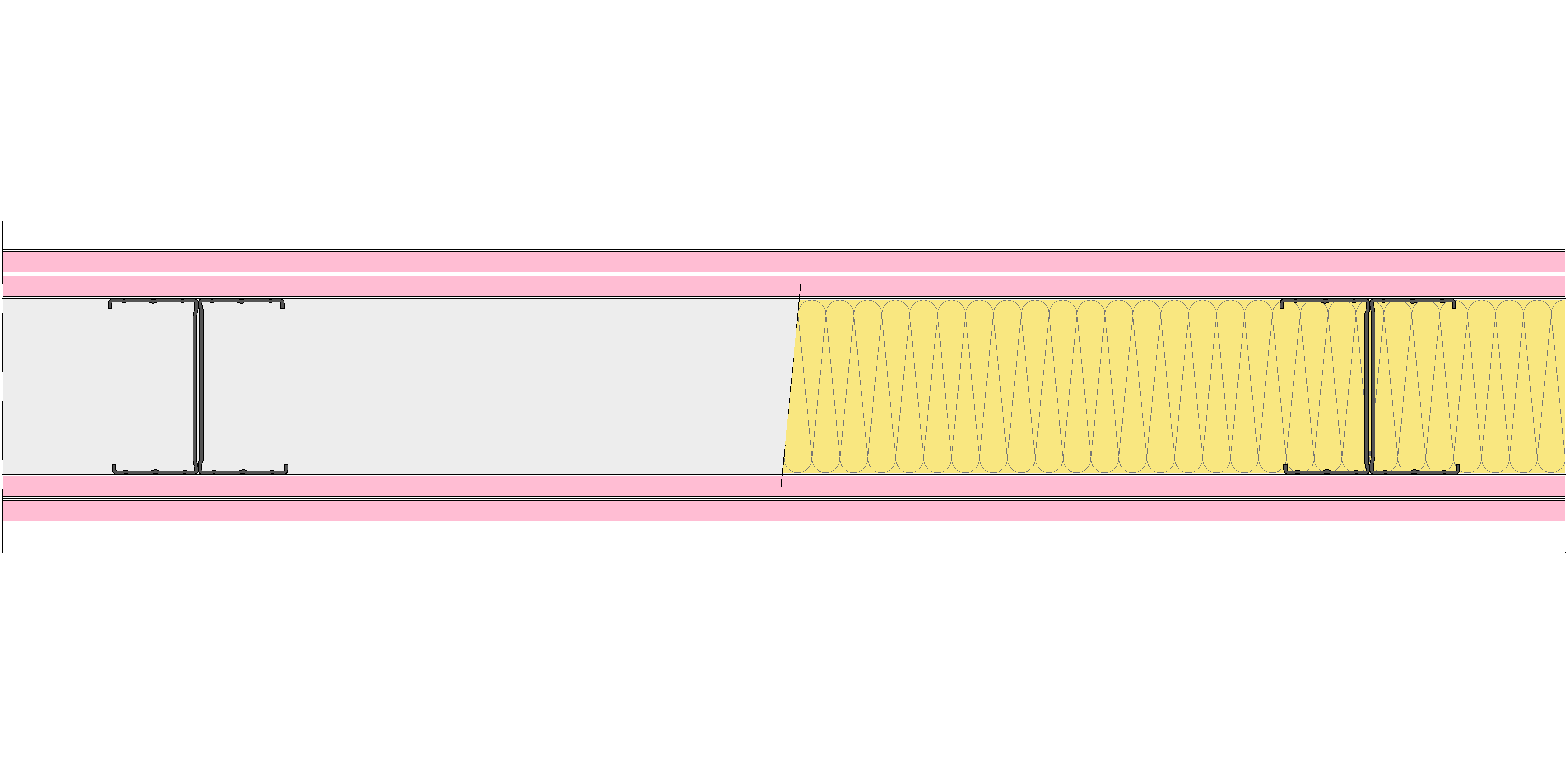 Tabique Pladur® 140/600 (90-45H) 4F MW