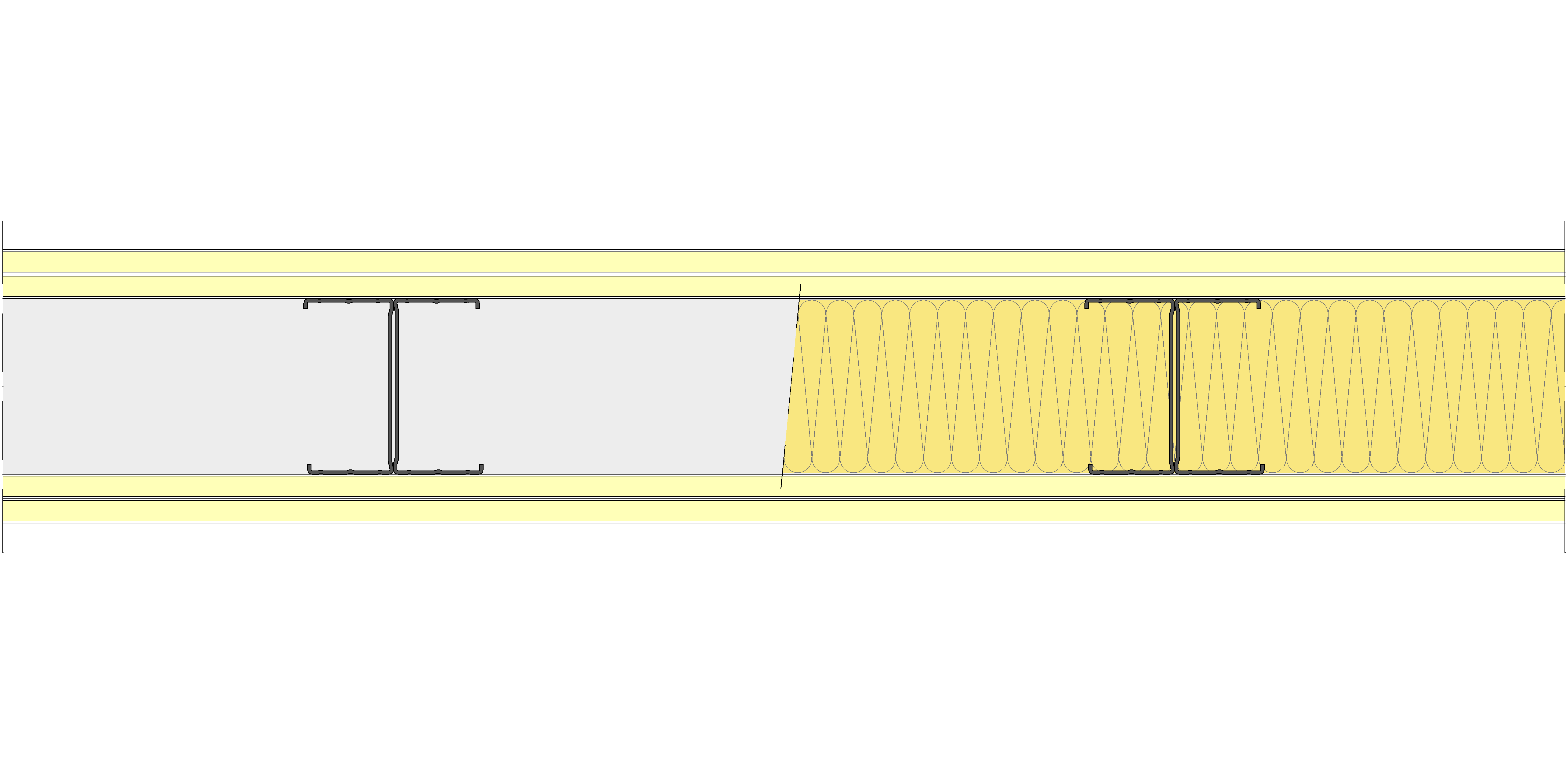 Tabique Pladur® 140/400 (90-45H) 4I MW