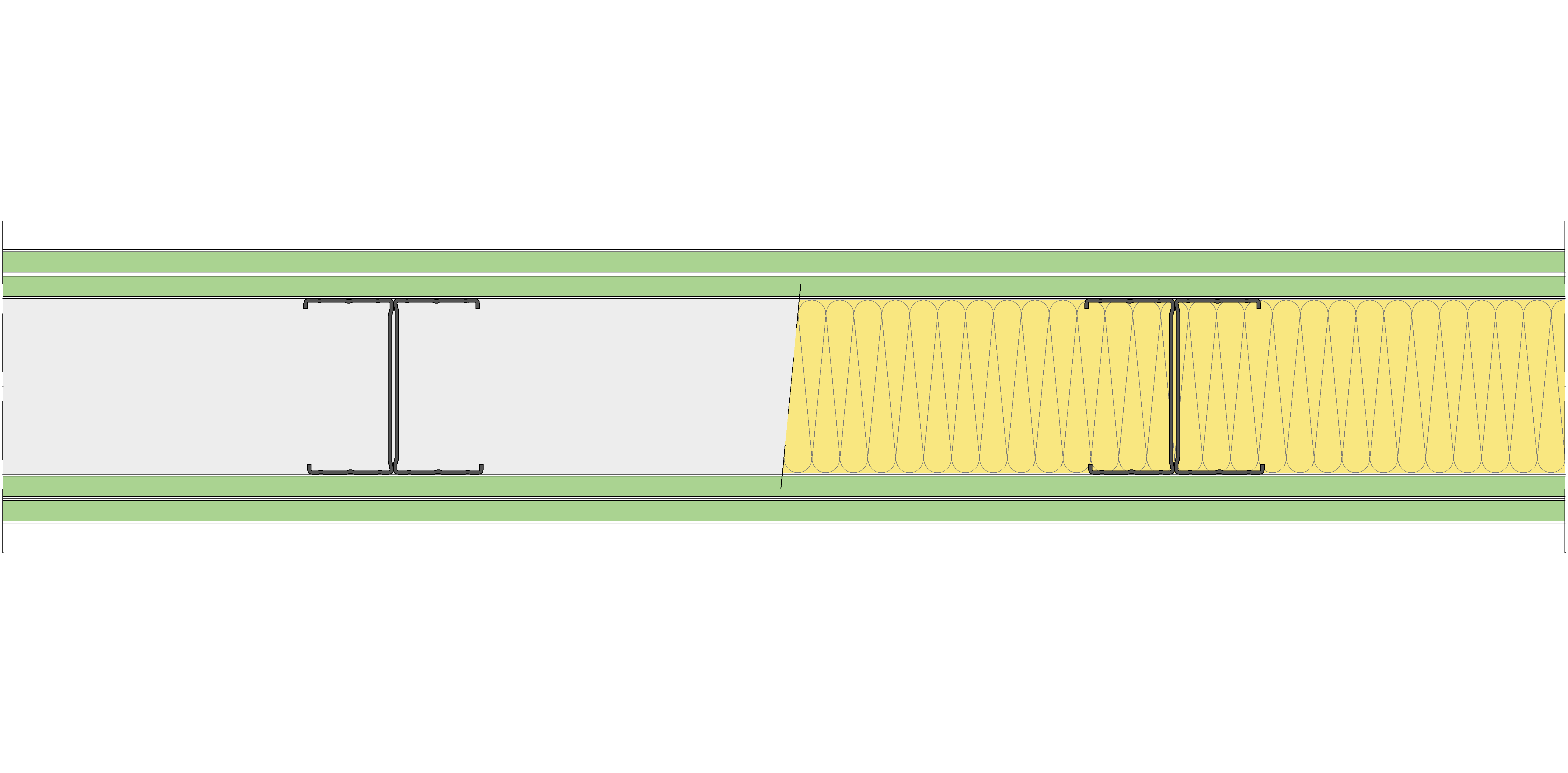 Tabique Pladur® 140/400 (90-45H) 4H1 MW