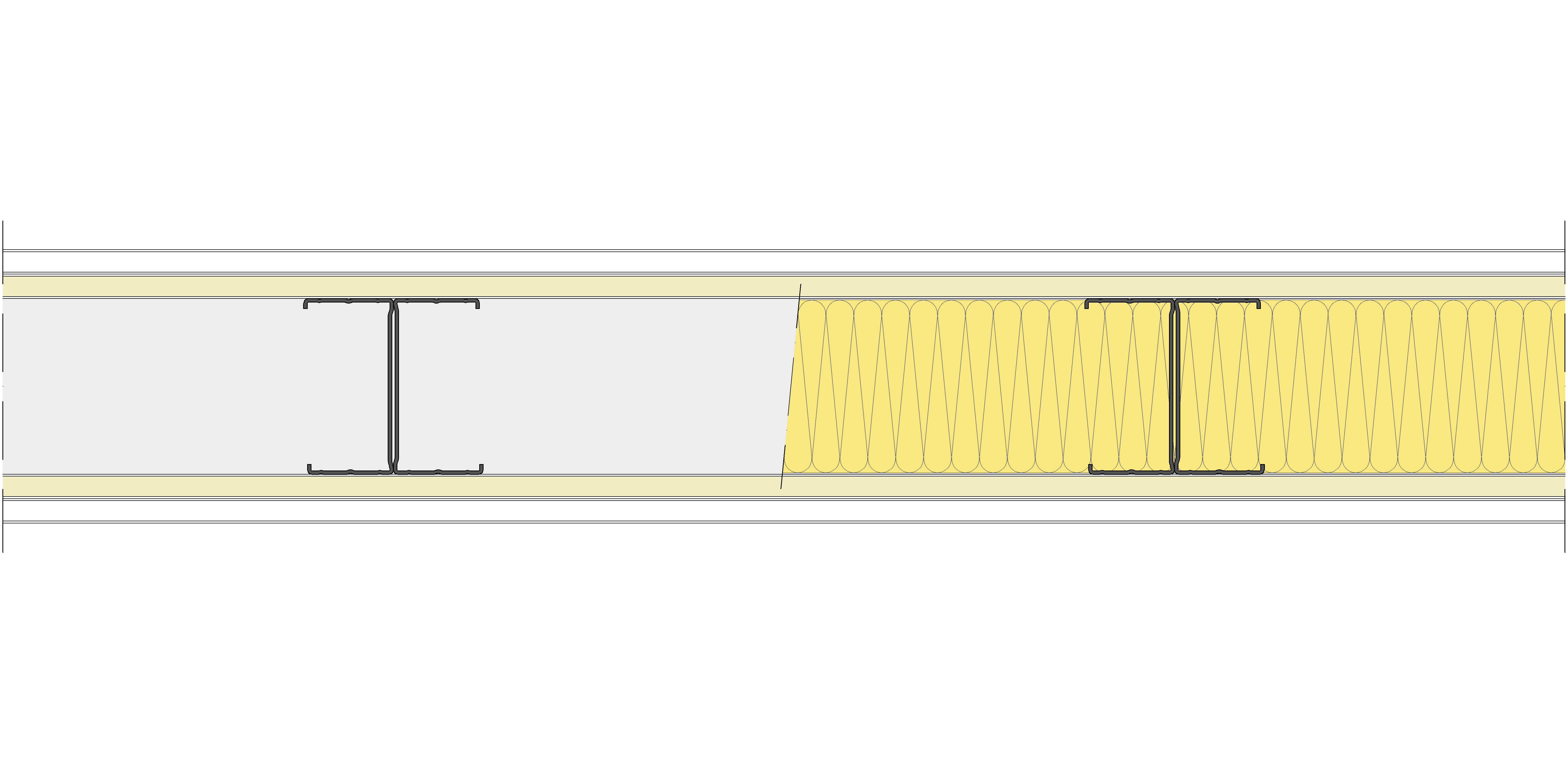 Tabique Pladur® 140/400 (90-45H) 1N A1-2N-1N A1 MW