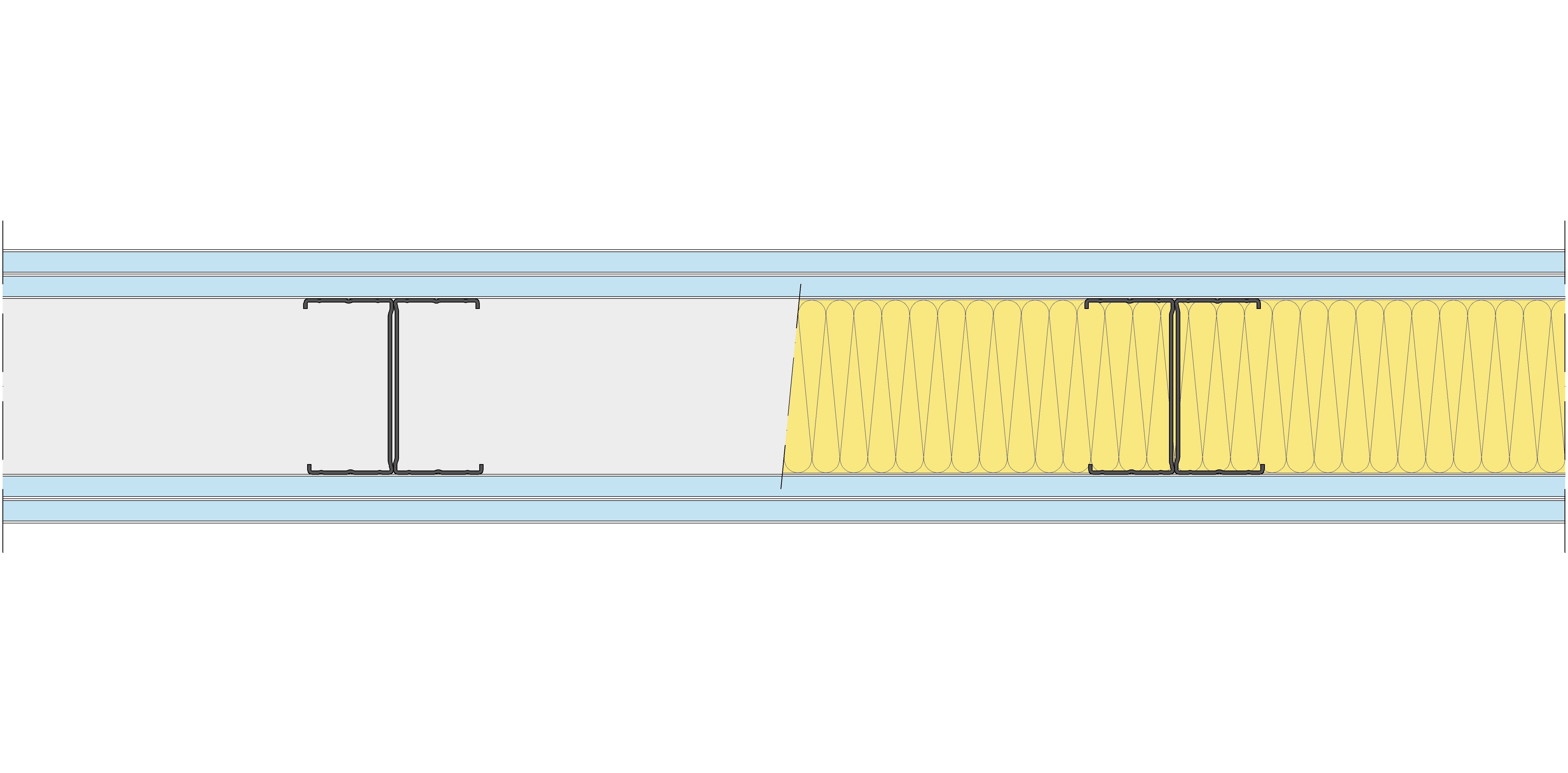 Tabique Pladur® 140/400 (90-45H) 4OMNIA MW