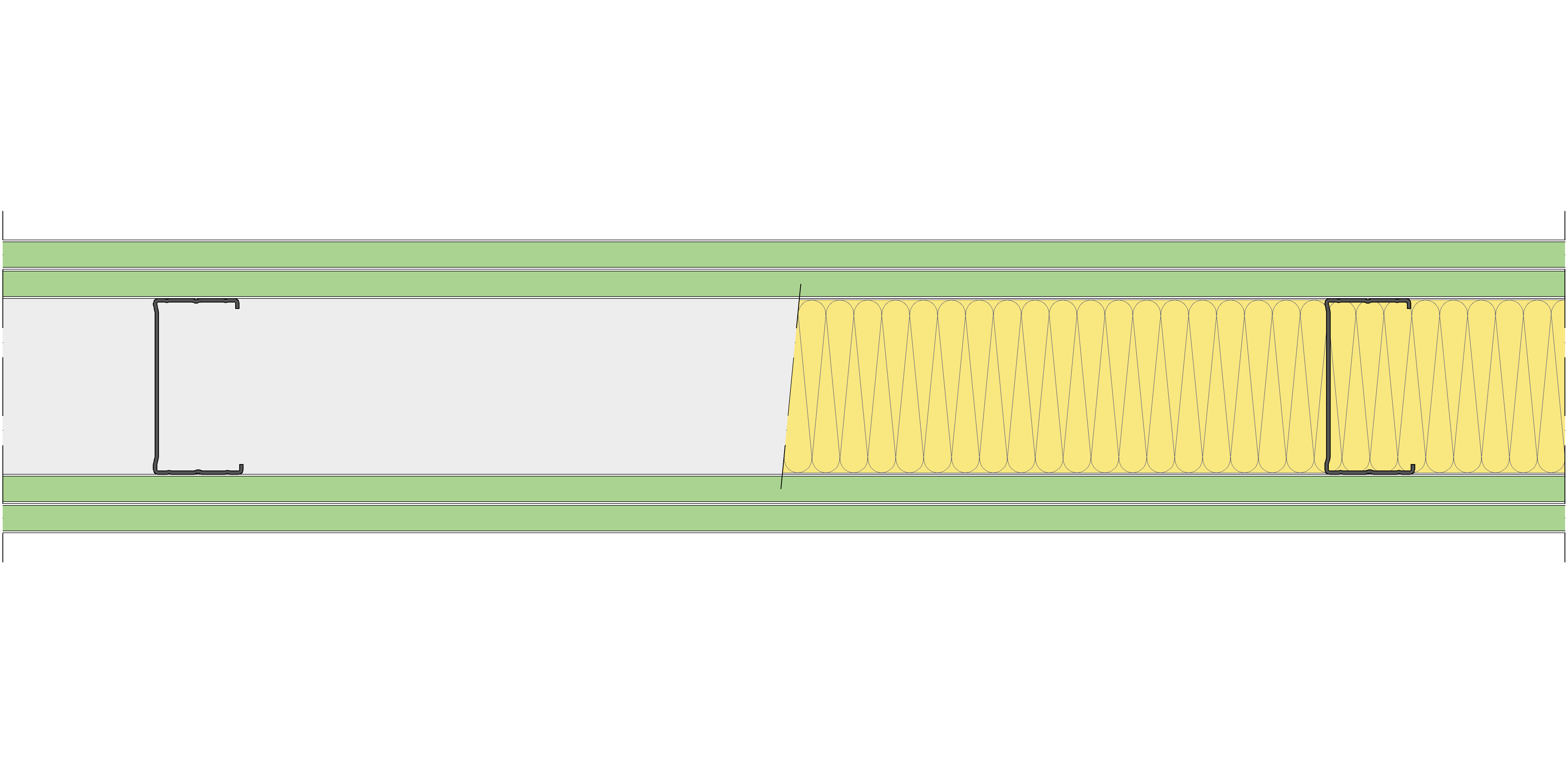 Tabique Pladur® 150/600 (90-45) 4H1 MW