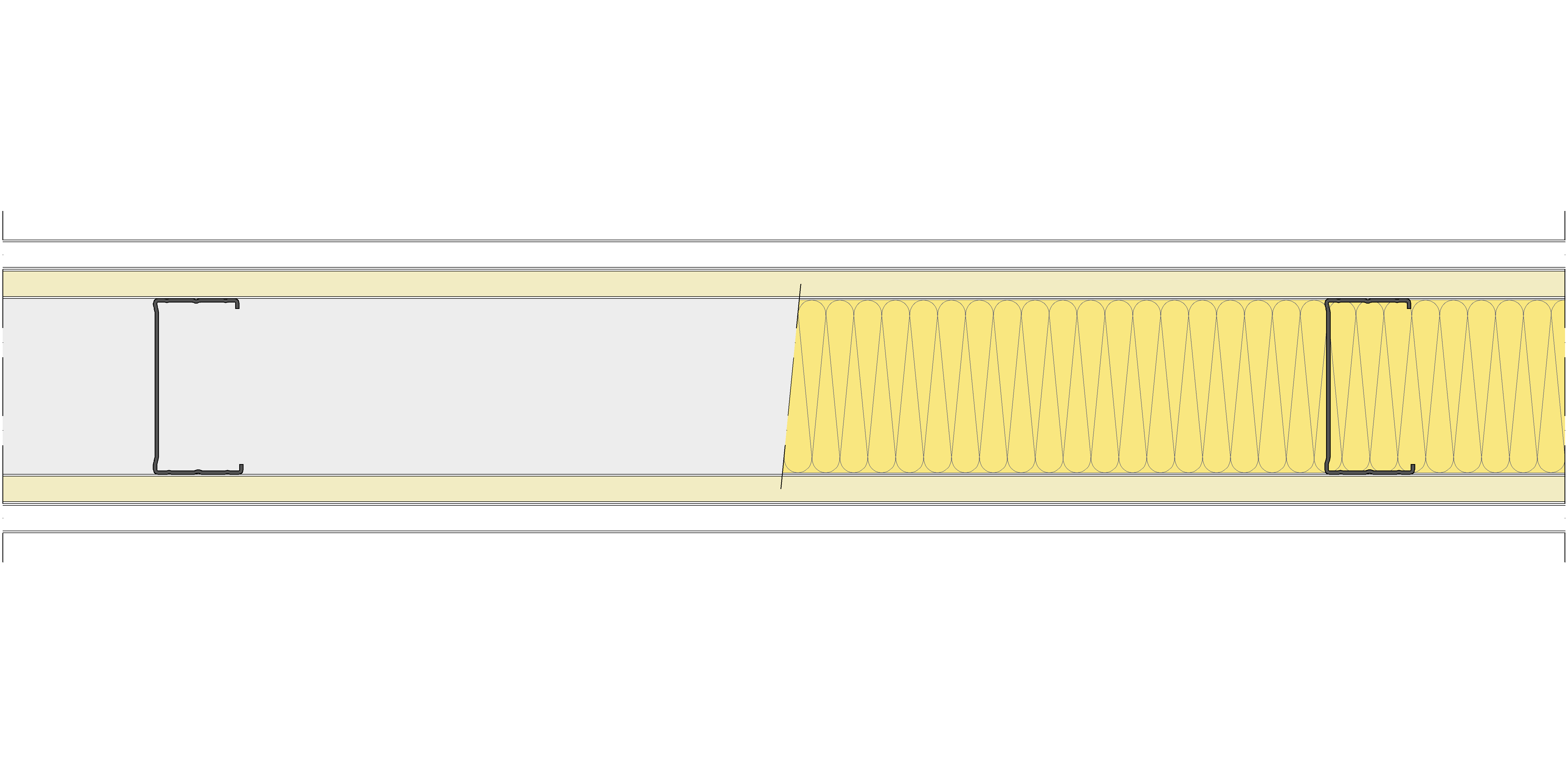 Tabique Pladur® 150/600 (90-45) 1N A1-2N-1N A1 MW