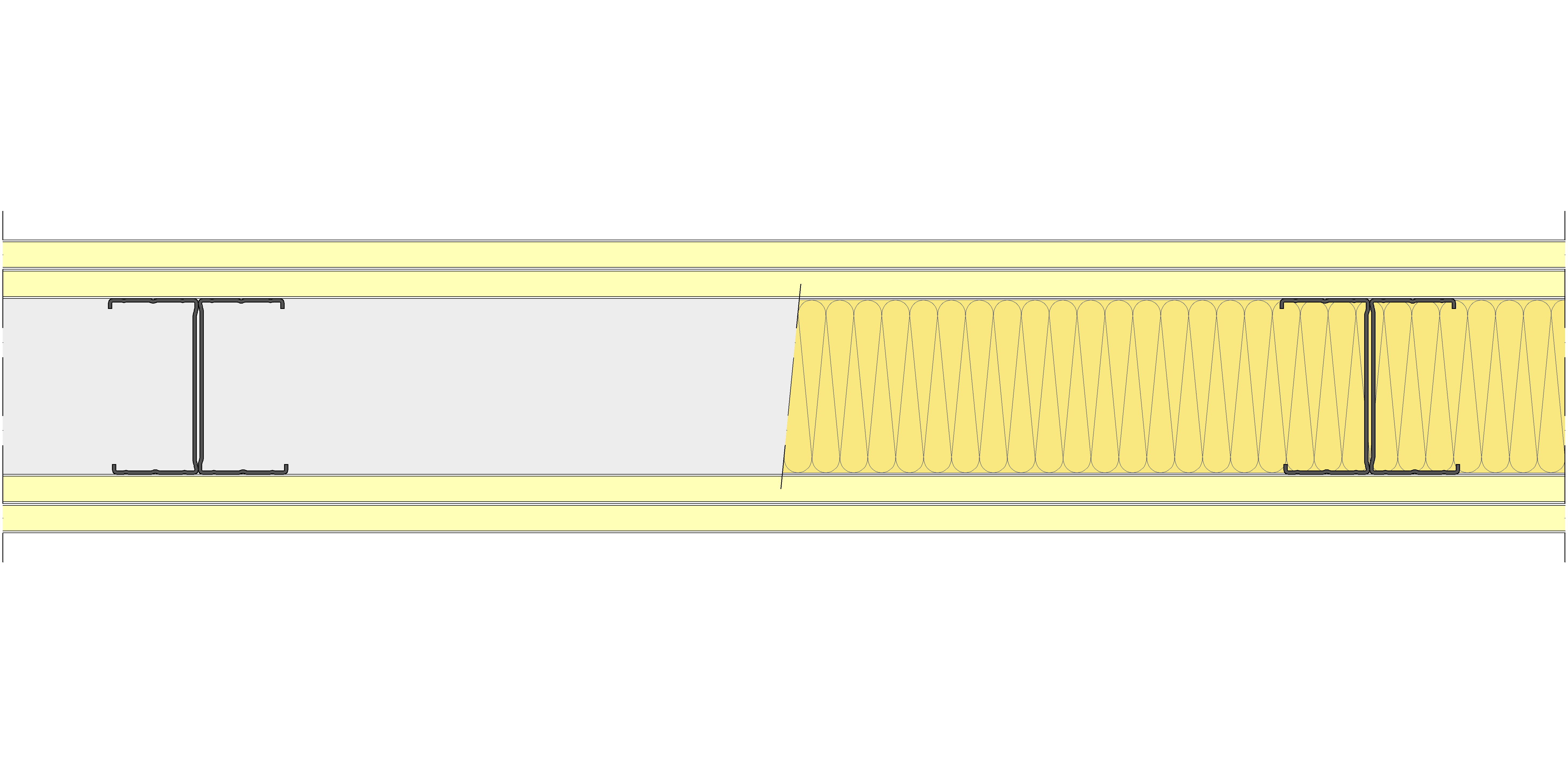 Tabique Pladur® 150/600 (90-45H) 4I MW