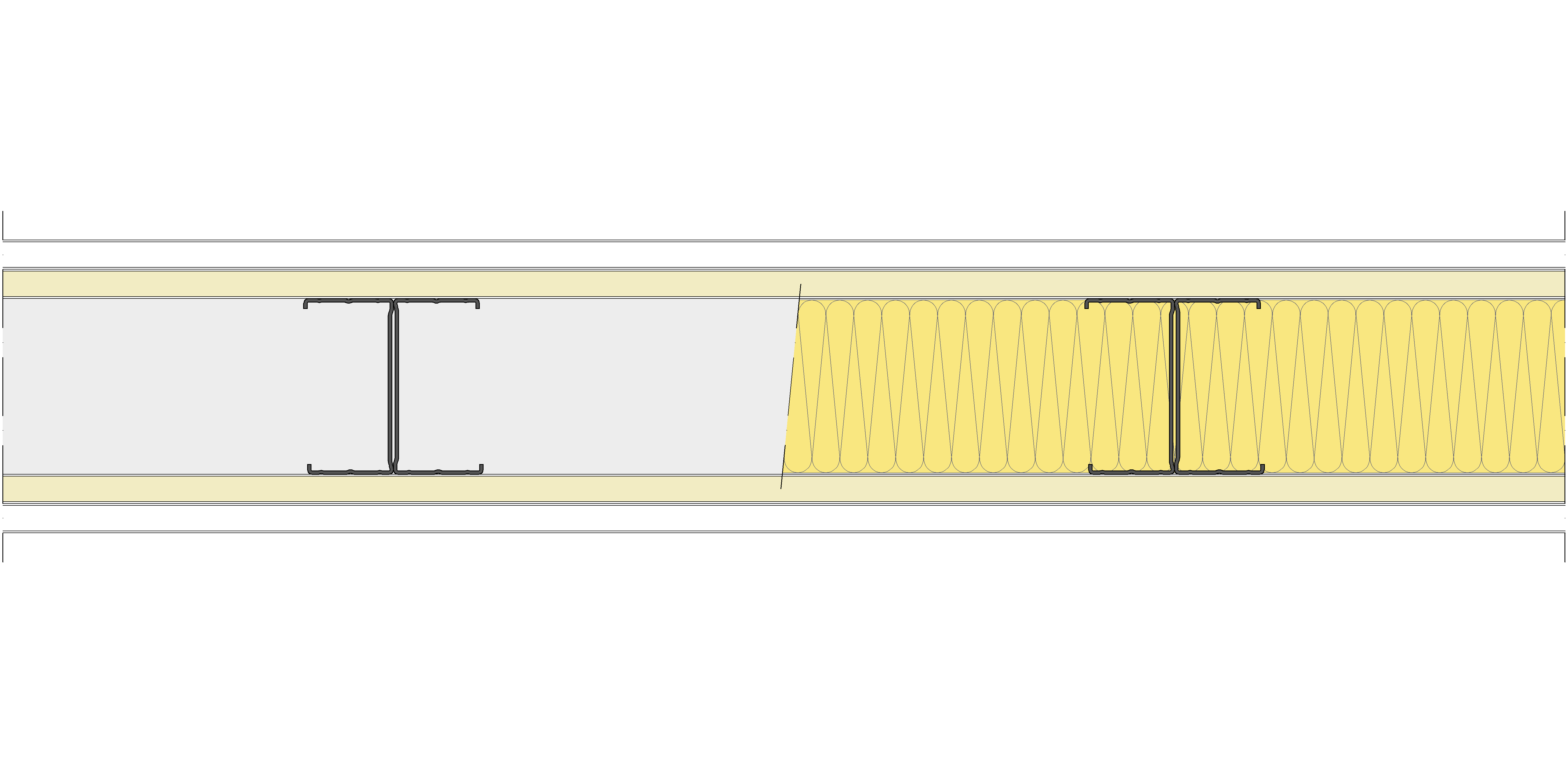 Tabique Pladur® 150/400 (90-45H) 1N A1-2N-1N A1 MW