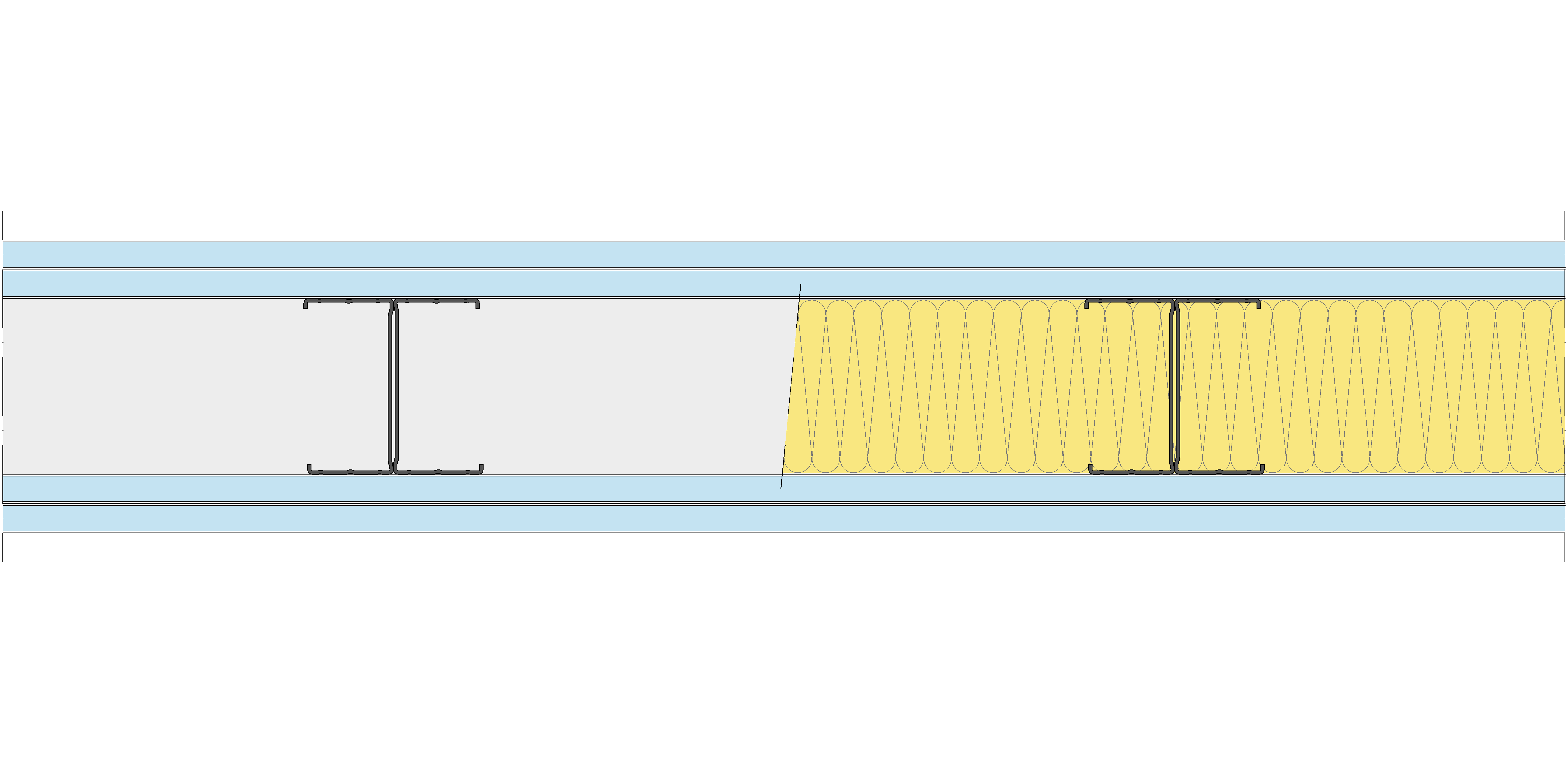 Tabique Pladur® 150/400 (90-45H) 4OMNIA MW