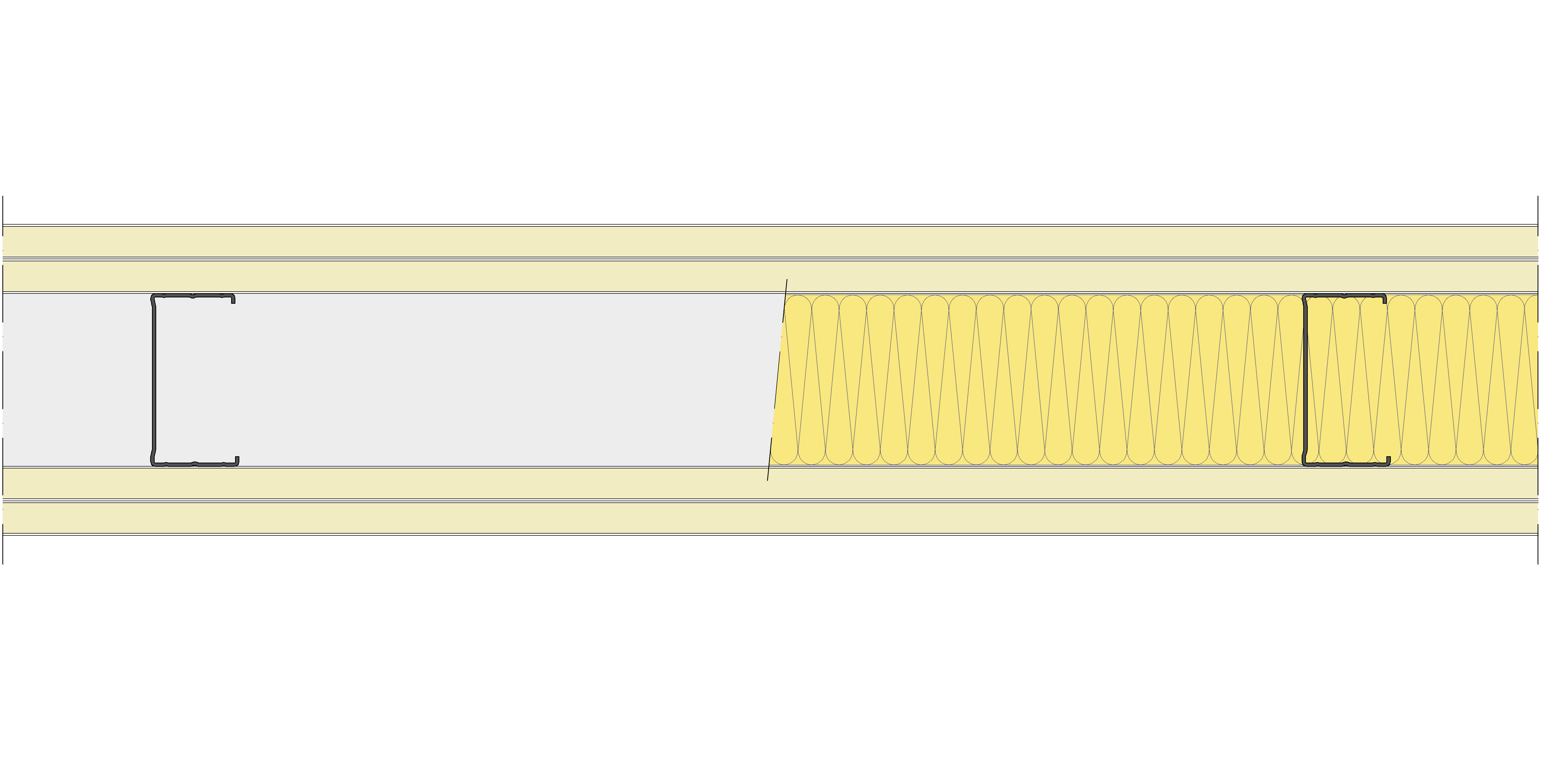 Tabique Pladur® 162/600 (90-45) 4N MW